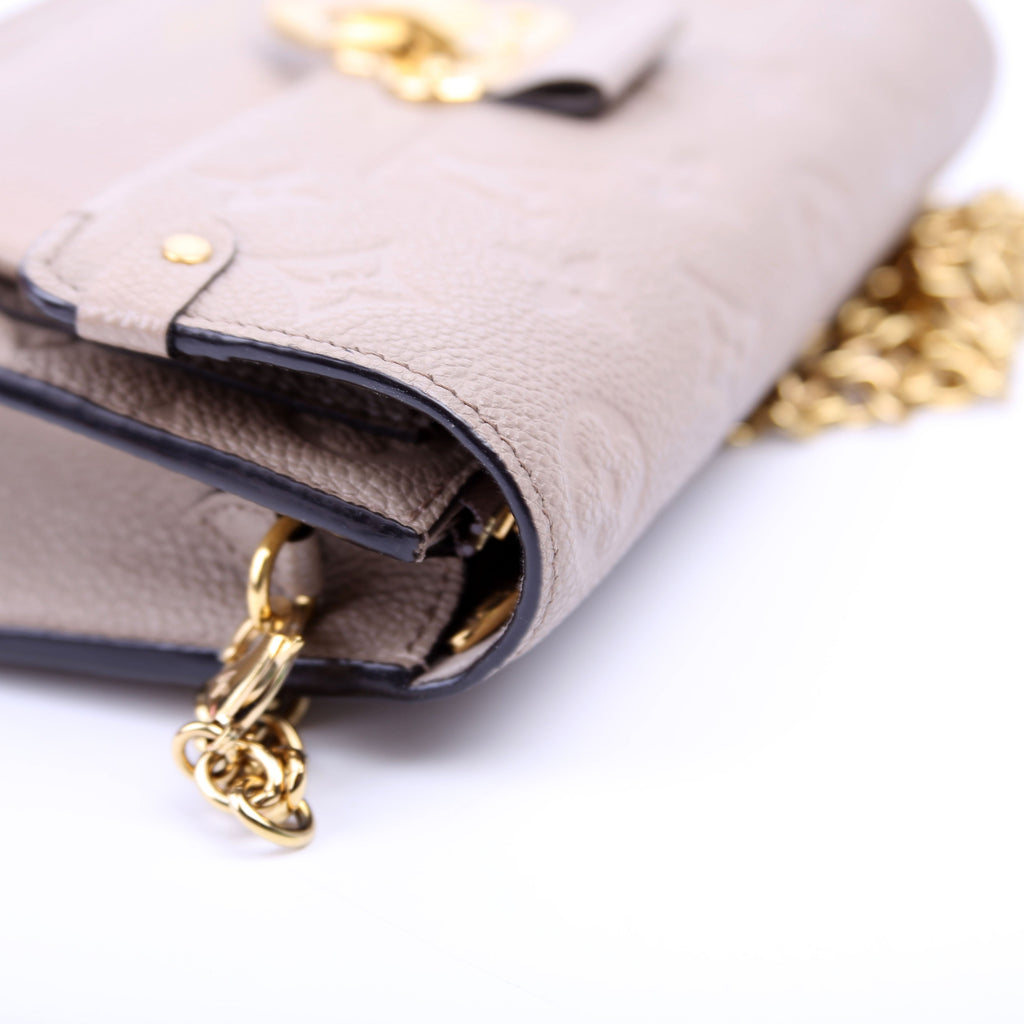 Vavin Chain Wallet Empreinte Taupe
