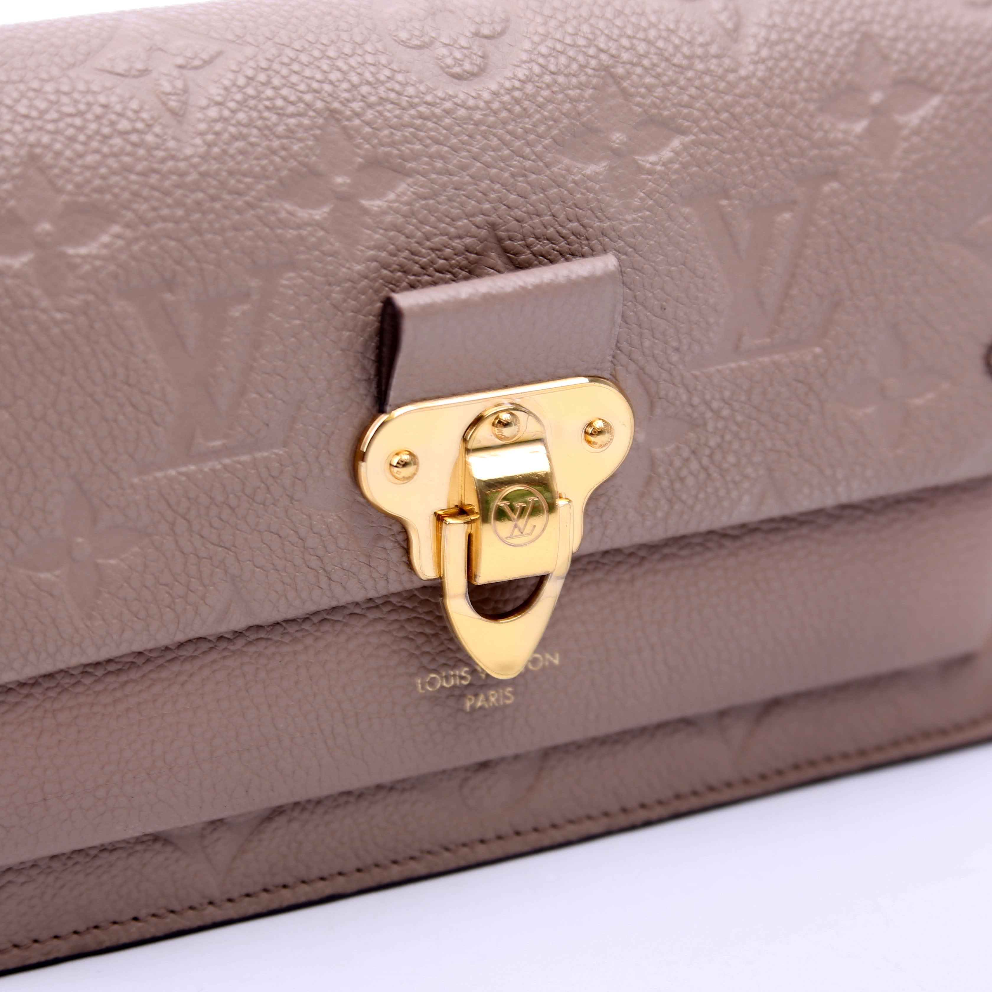 Vavin Chain Wallet Empreinte Taupe