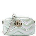 447632 Marmont Small Leather Camera Iridescent