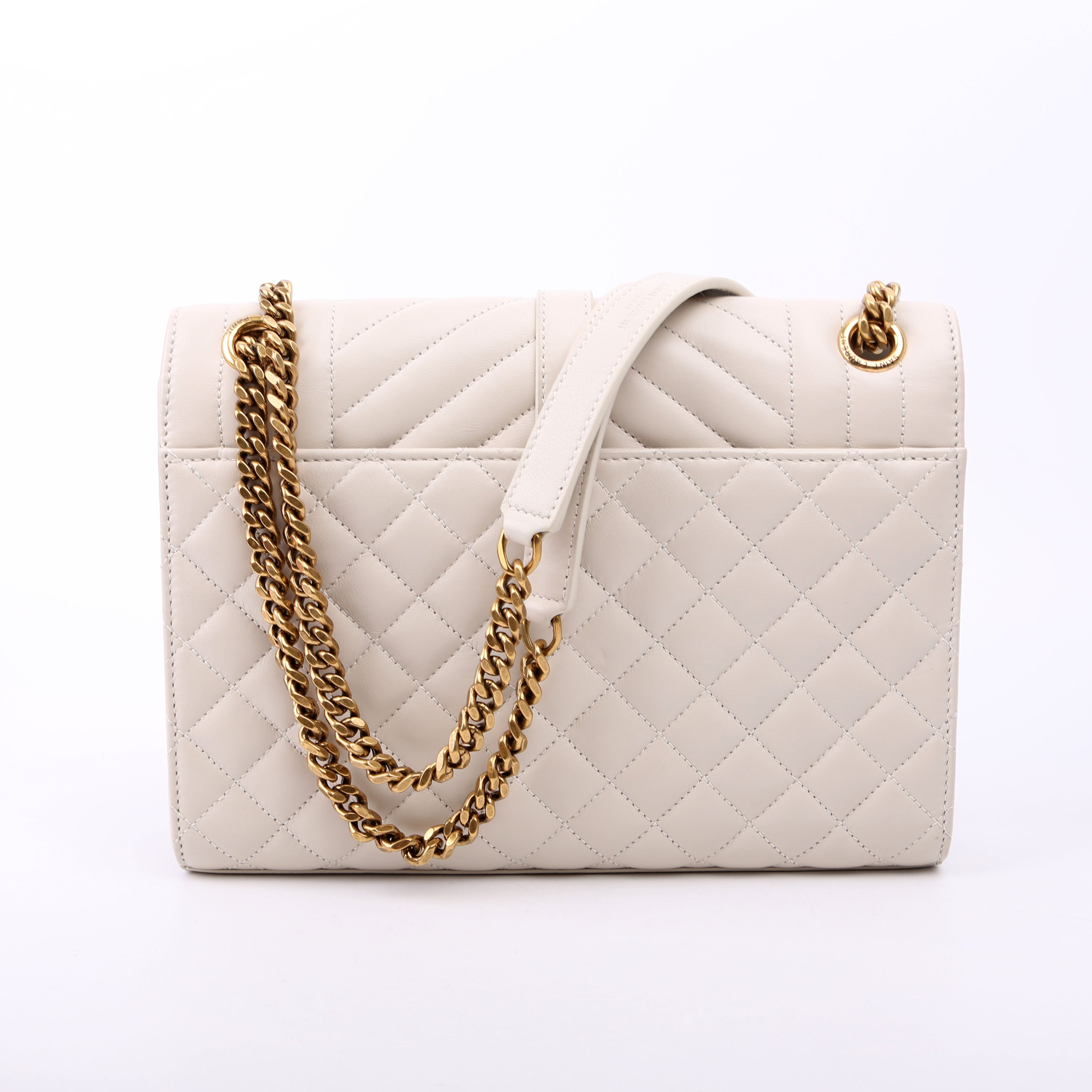 Envelope Medium Tri-Quilt White