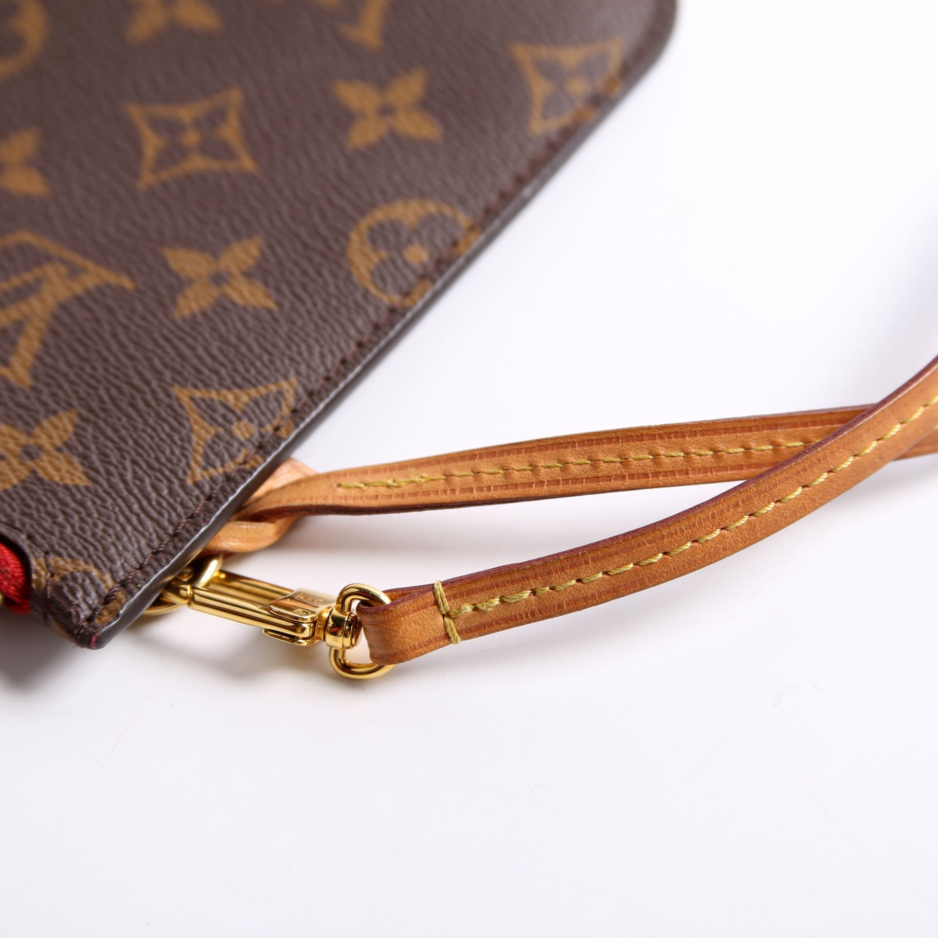 Pochette Only Monogram Neverfull Red