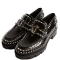 Abrasivato Spike Loafers Size 40 Black
