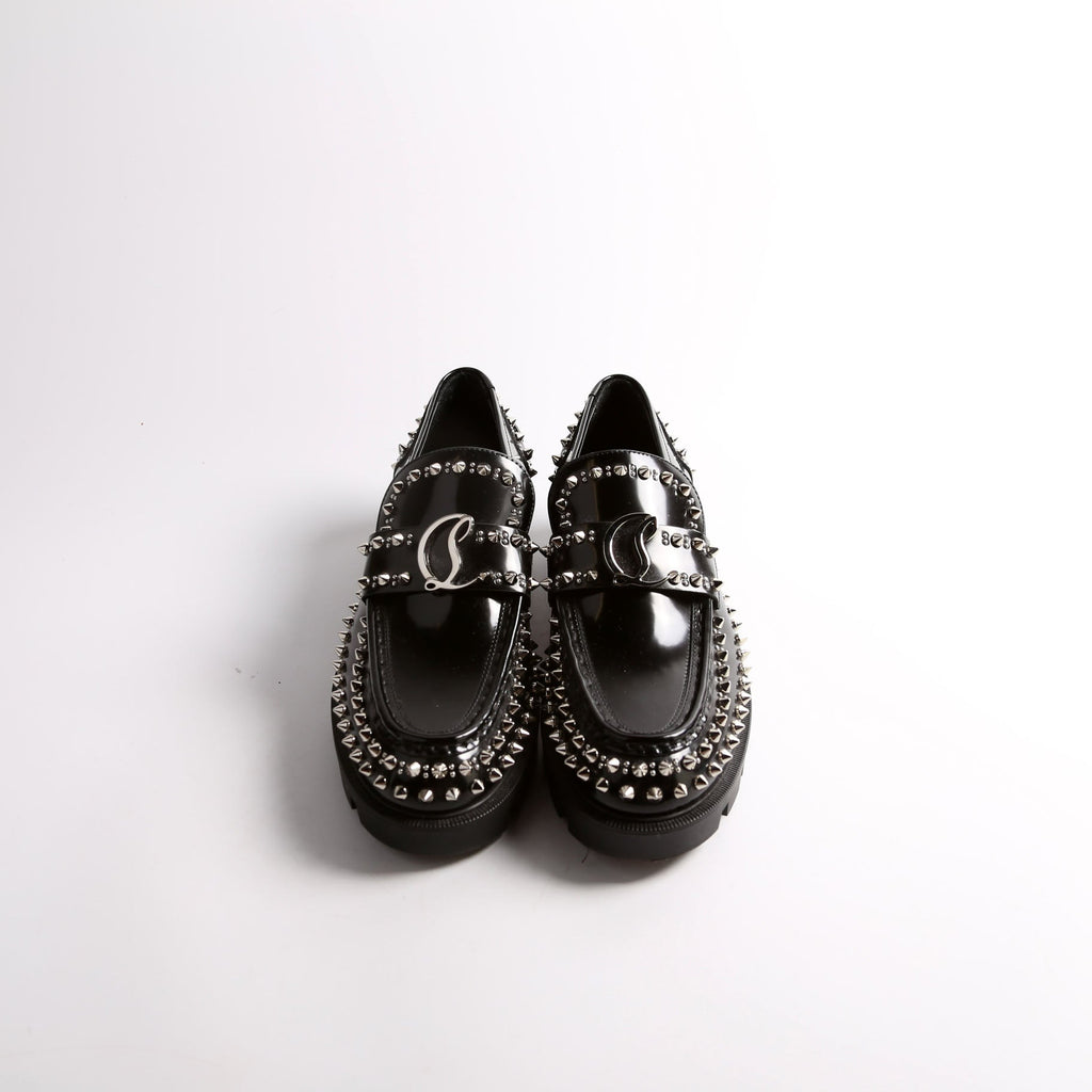 Abrasivato Spike Loafers Size 40 Black