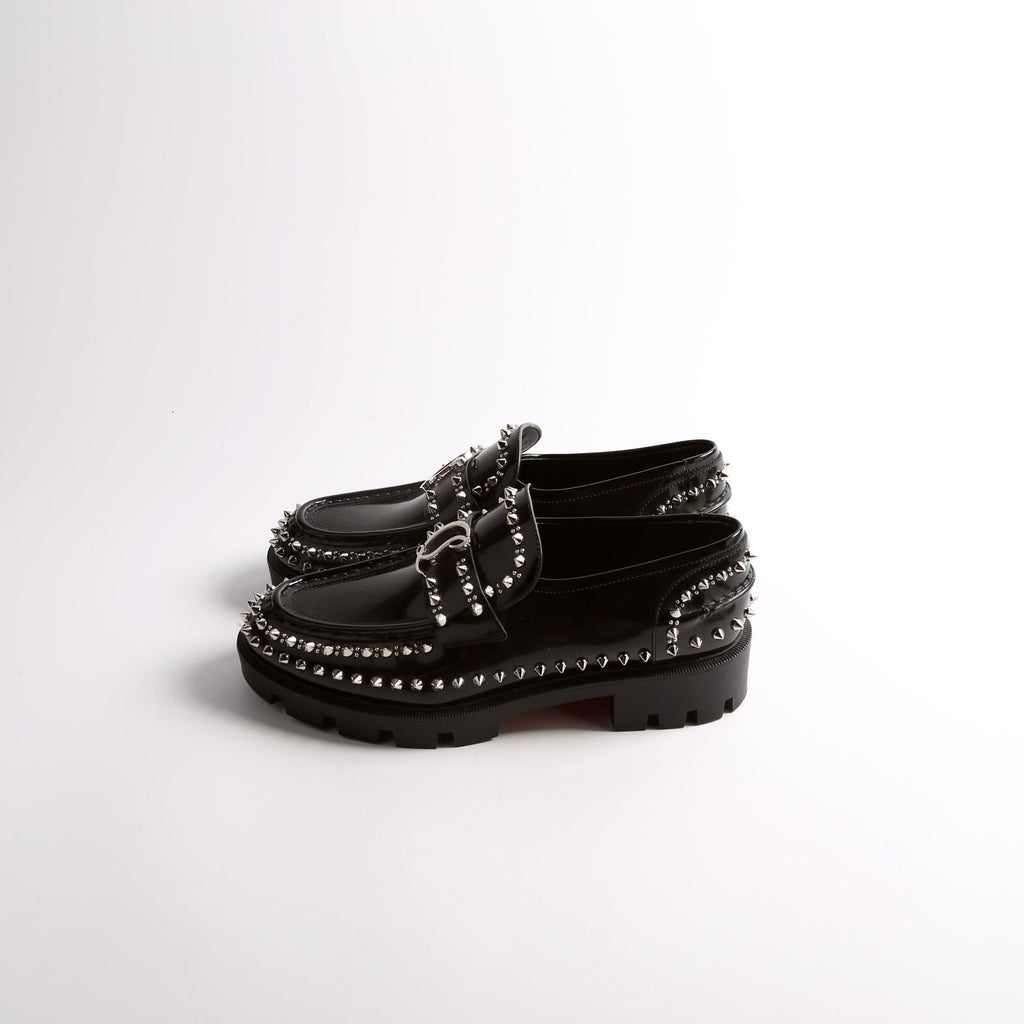 Abrasivato Spike Loafers Size 40 Black