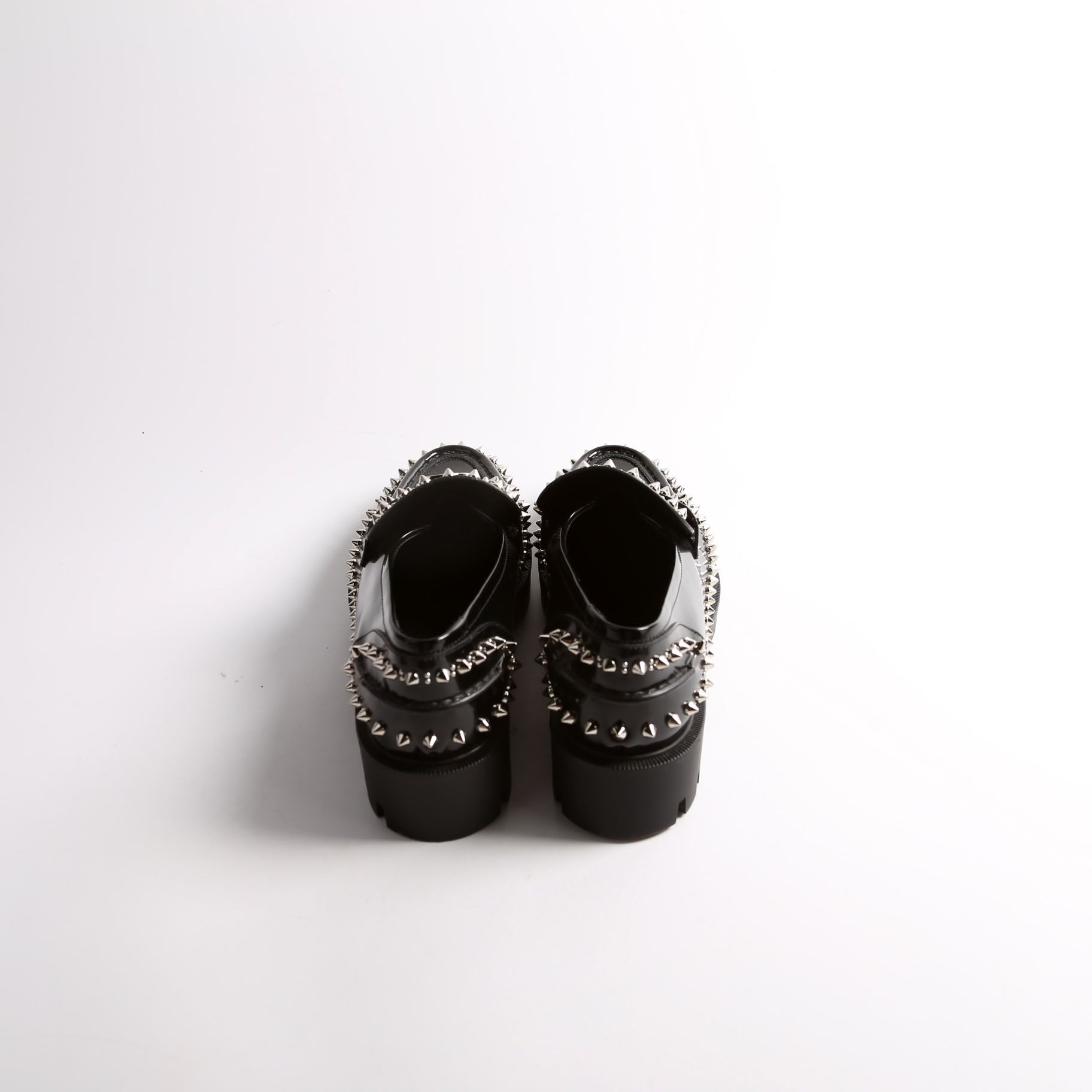 Abrasivato Spike Loafers Size 40 Black
