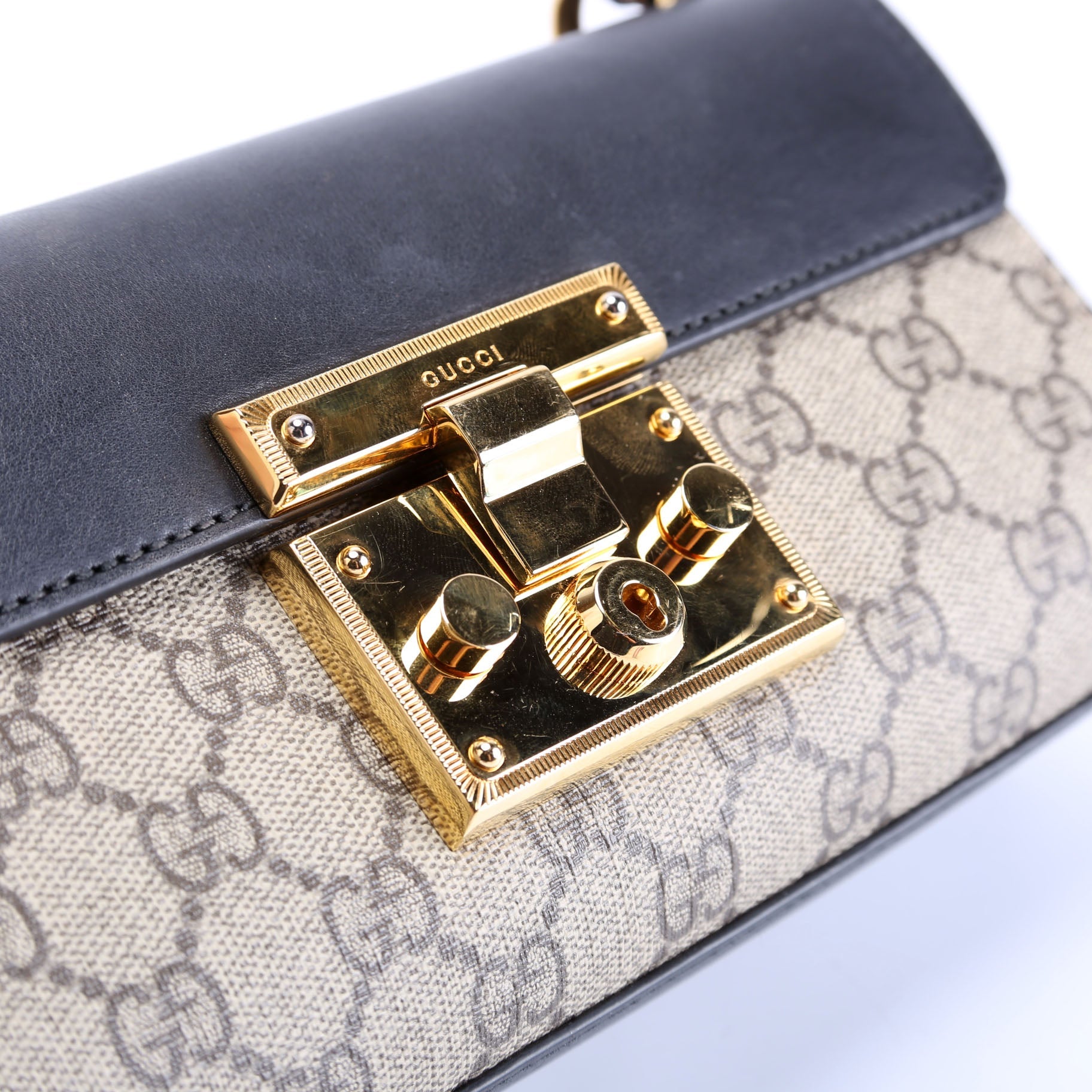 735103 GG Supreme Padlock Mini Shoulder Bag
