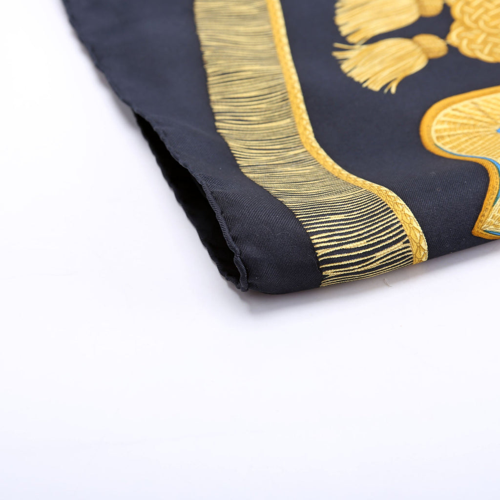 Hermes Poste Et Cavalerie 90 Silk Scarf Multicolor