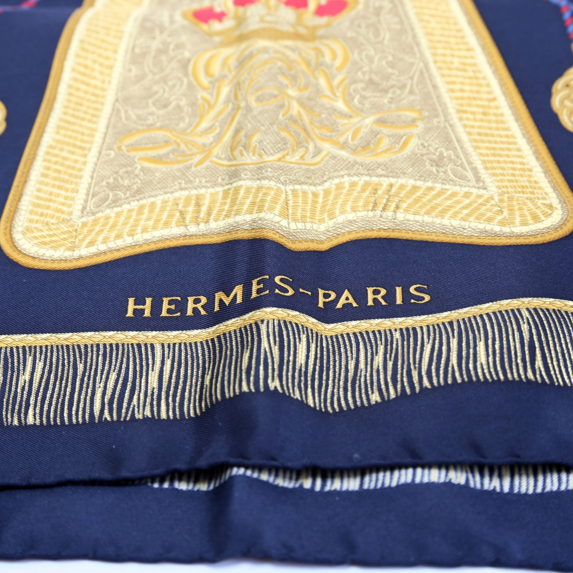 Hermes Poste Et Cavalerie 90 Silk Scarf Multicolor