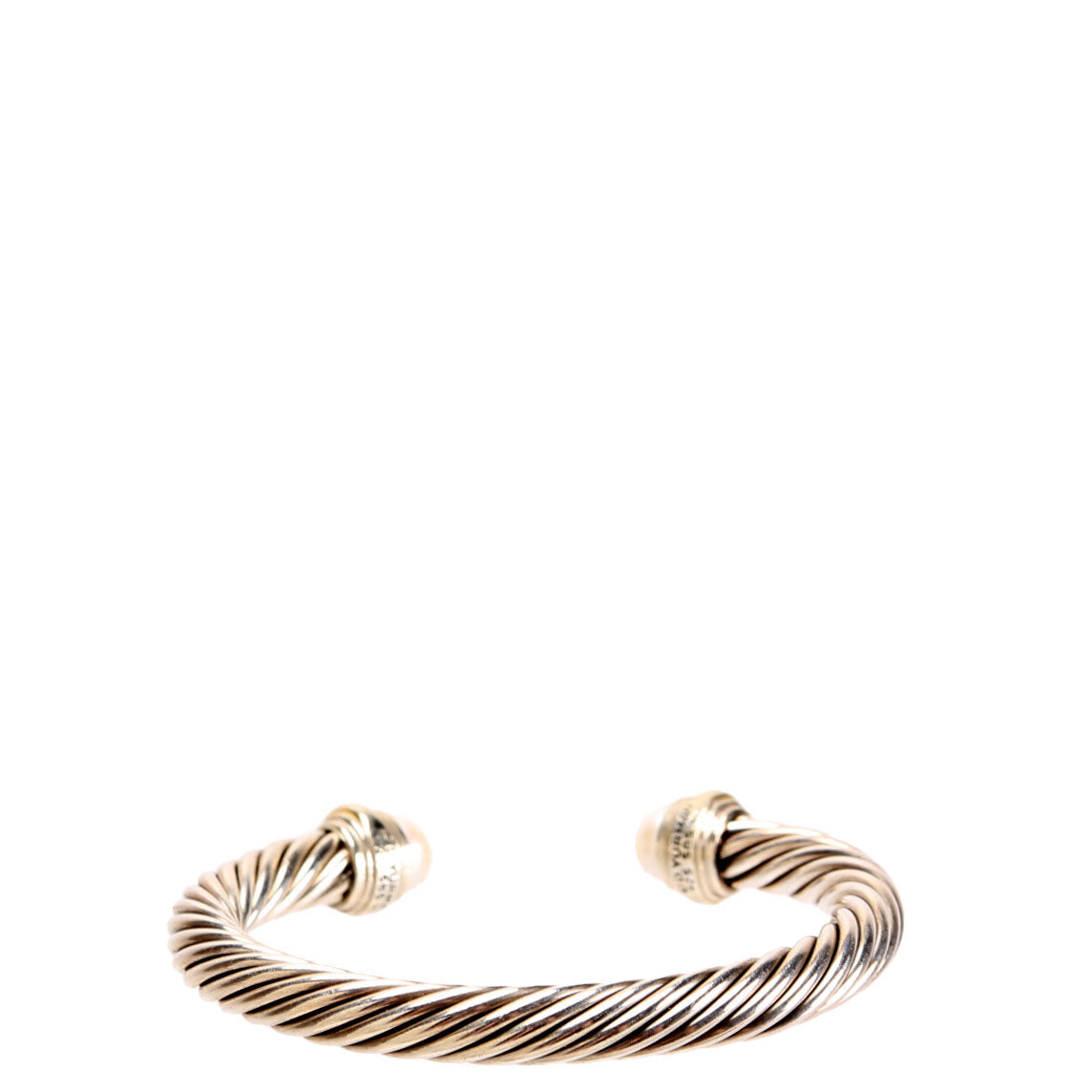 Classic Cable 7MM Bracelet 925/585/Pearl