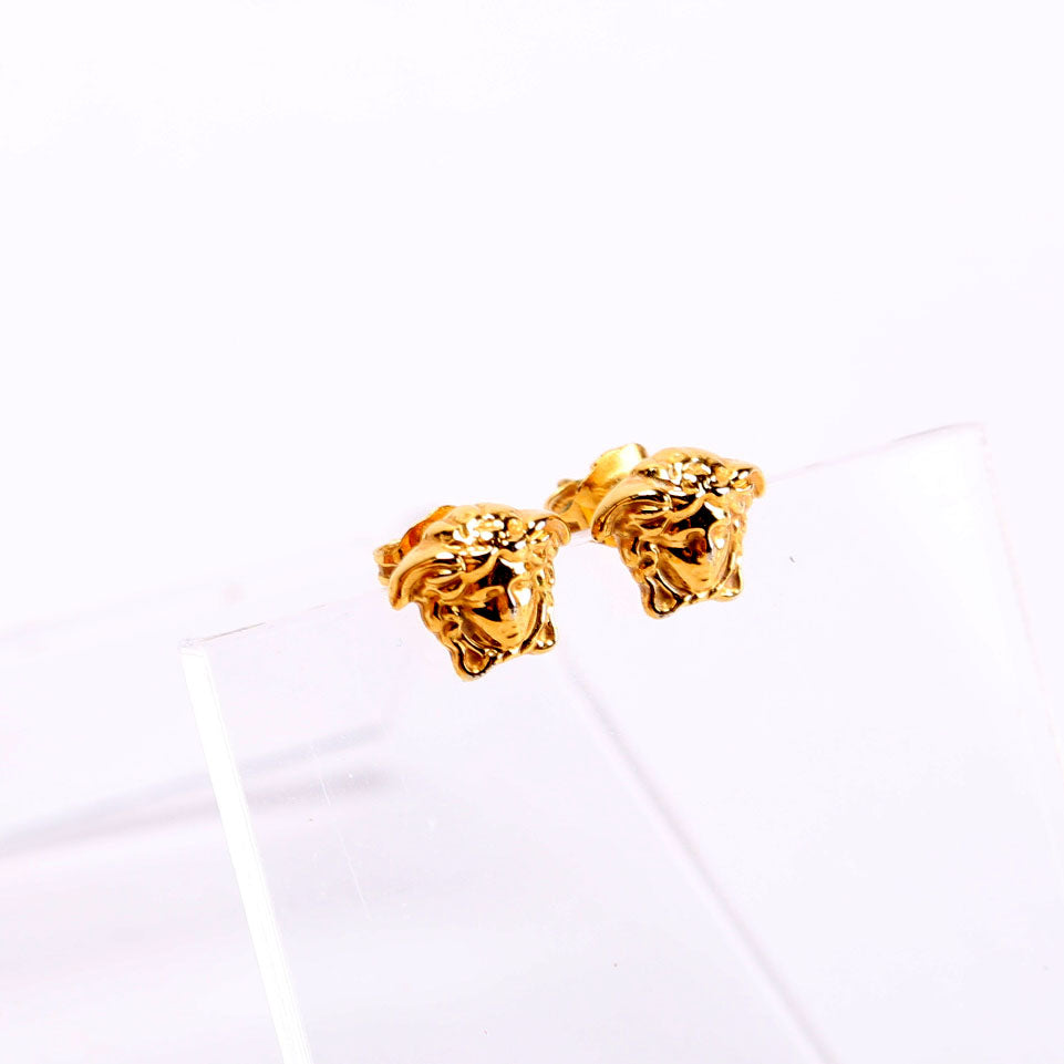 Medusa Studs Gold