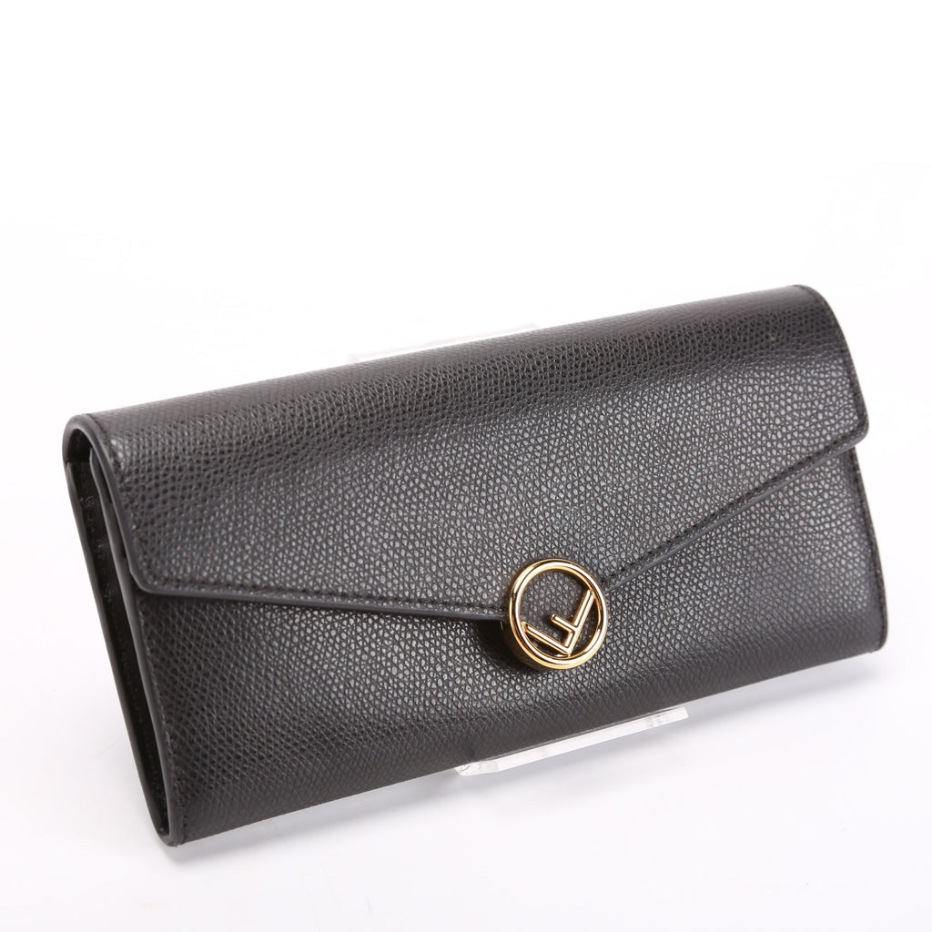 8M0251 F Is Fendi Flap Wallet Black