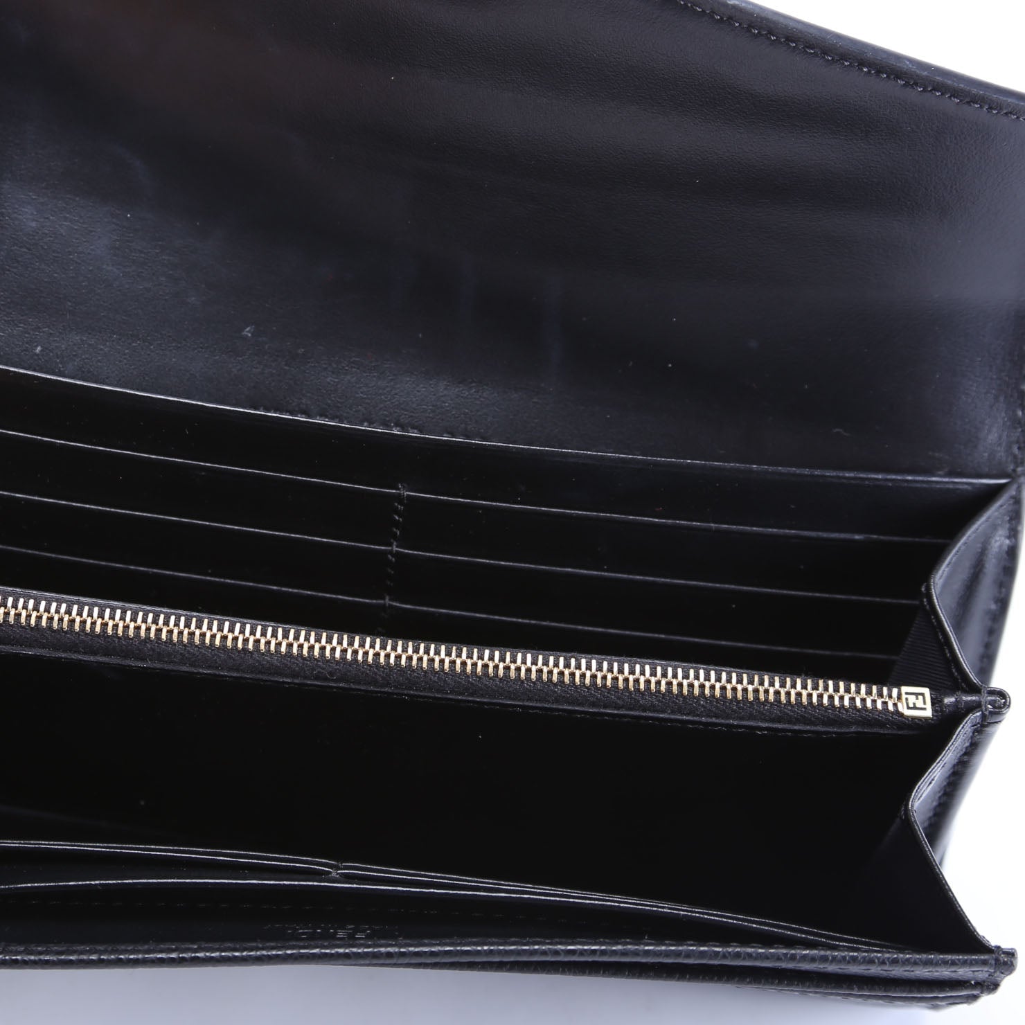 8M0251 F Is Fendi Flap Wallet Black