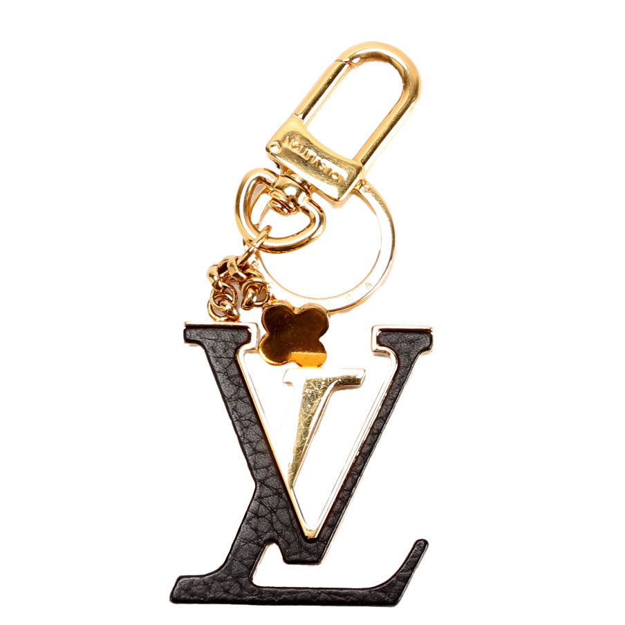 Capucines Bag Charm Gold/Black