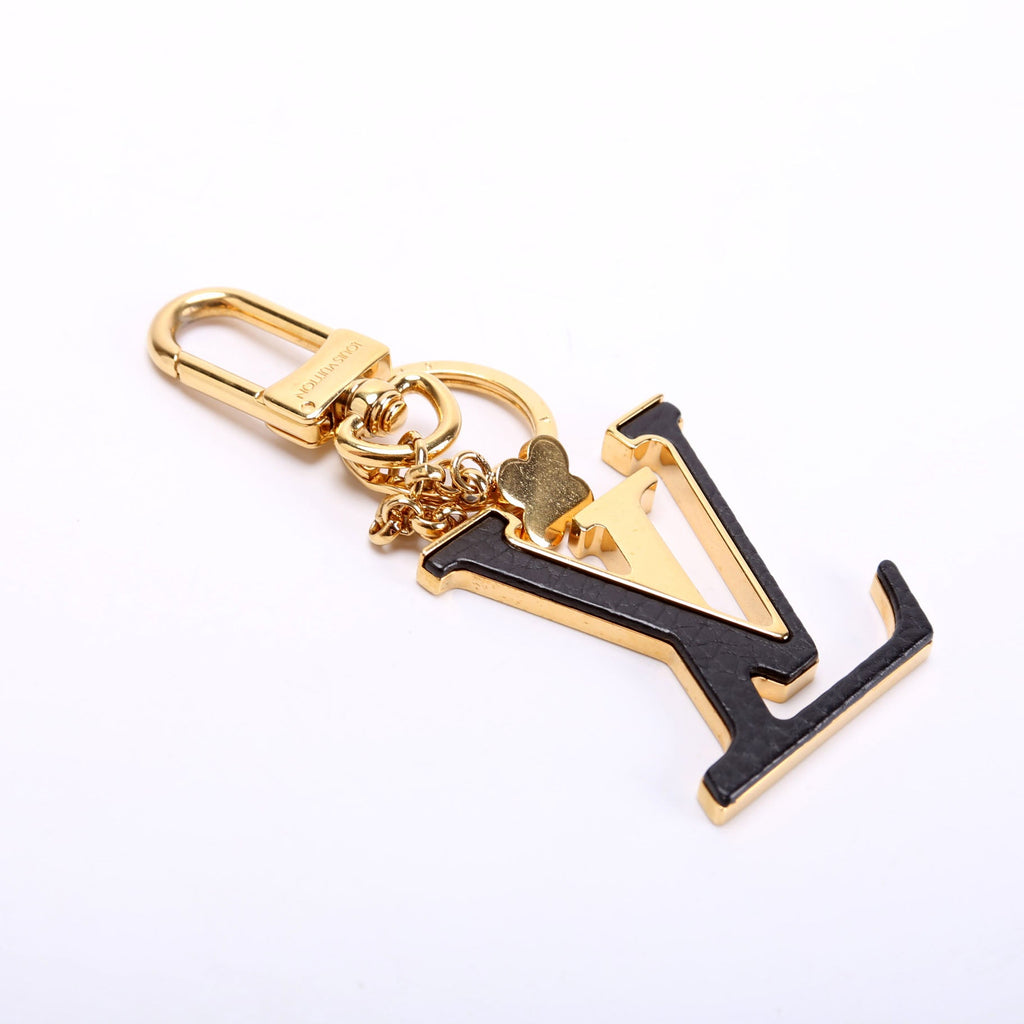 Capucines Bag Charm Gold/Black