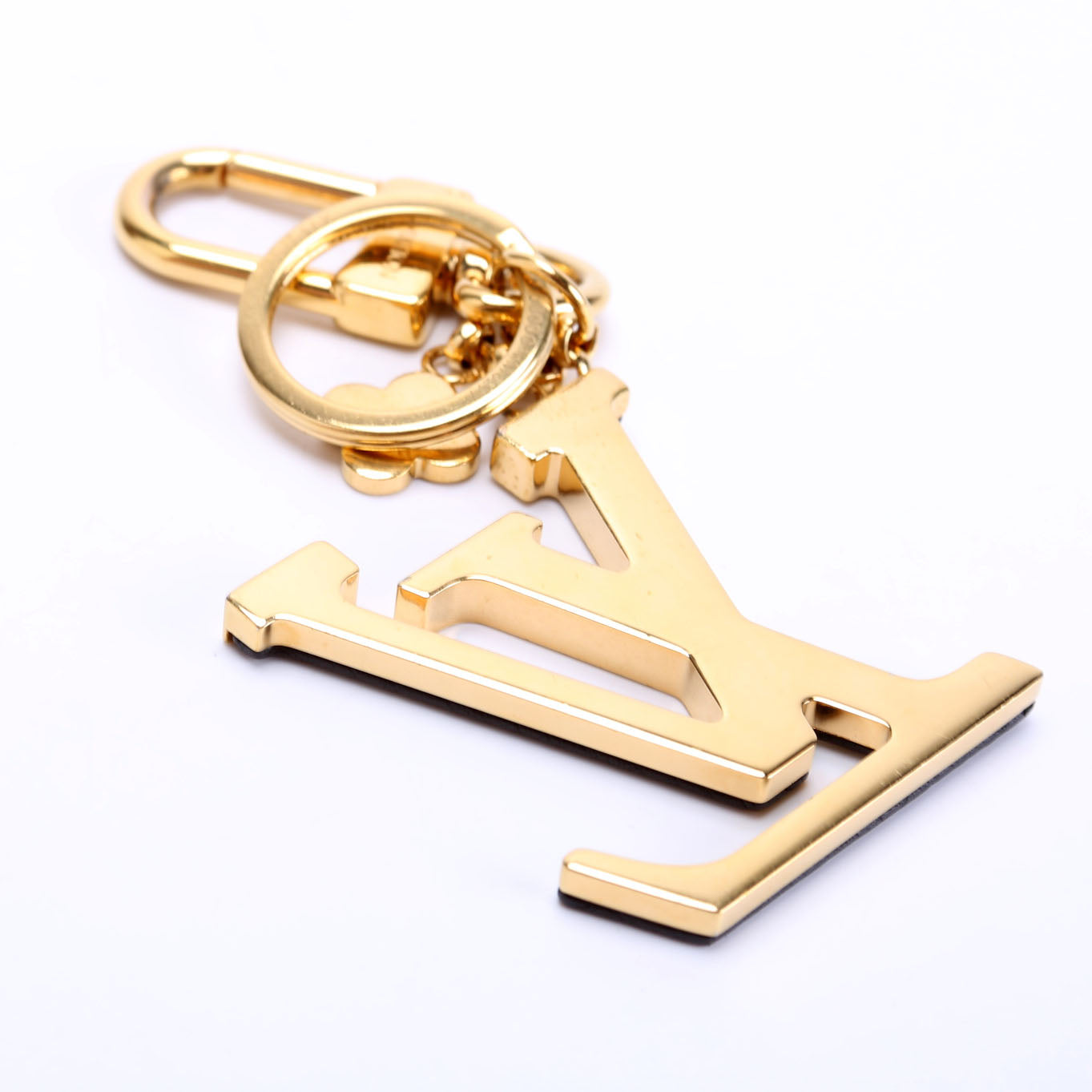 Capucines Bag Charm Gold/Black