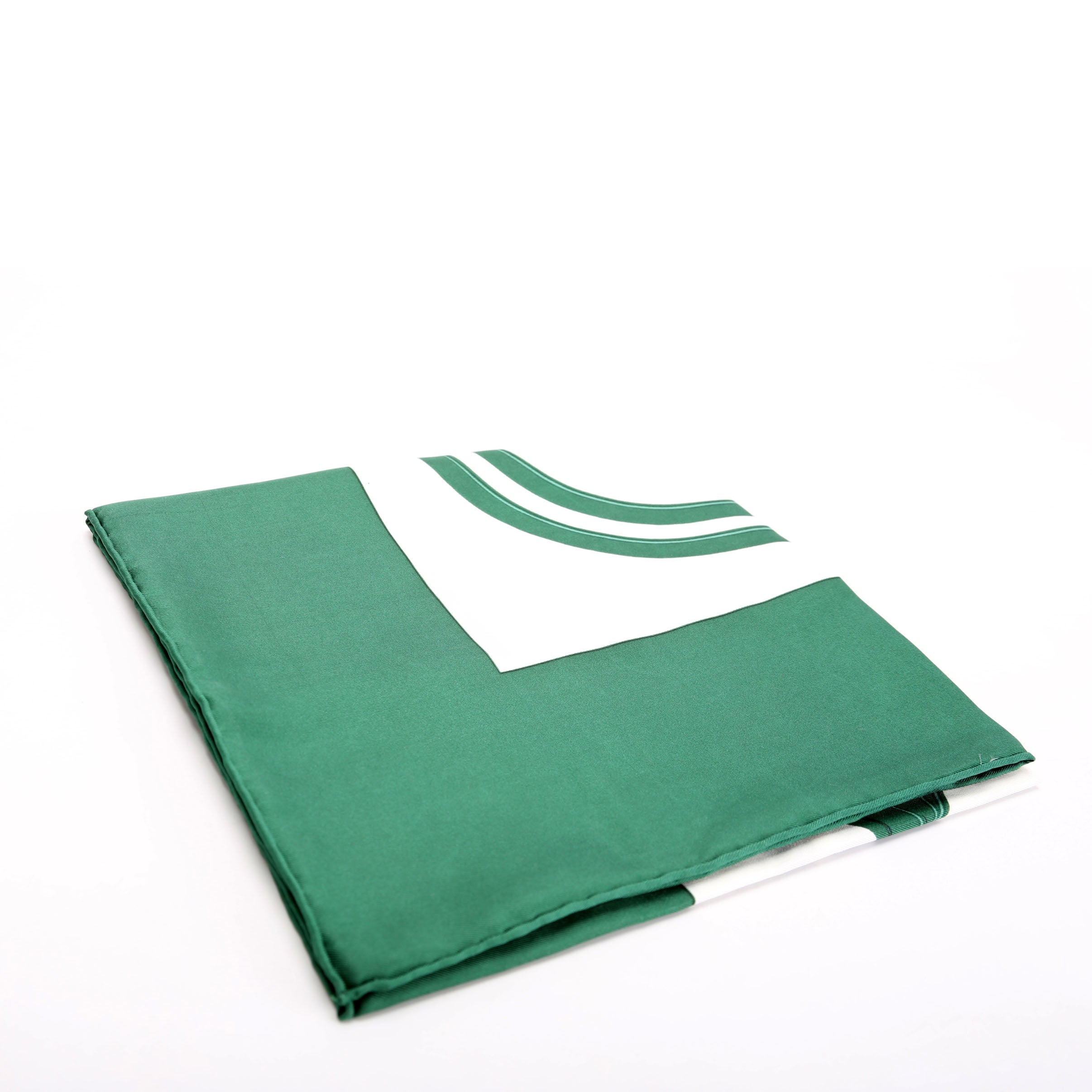 Brides De Gala 90 Silk Scarf Green/Multicolor