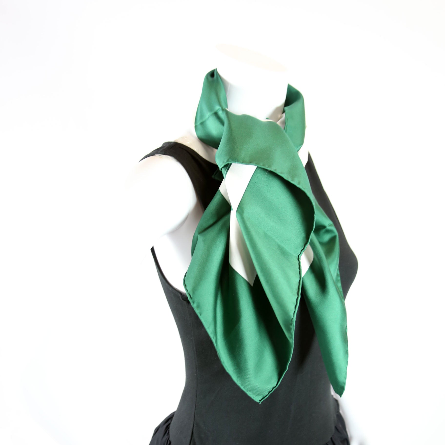 Brides De Gala 90 Silk Scarf Green/Multicolor