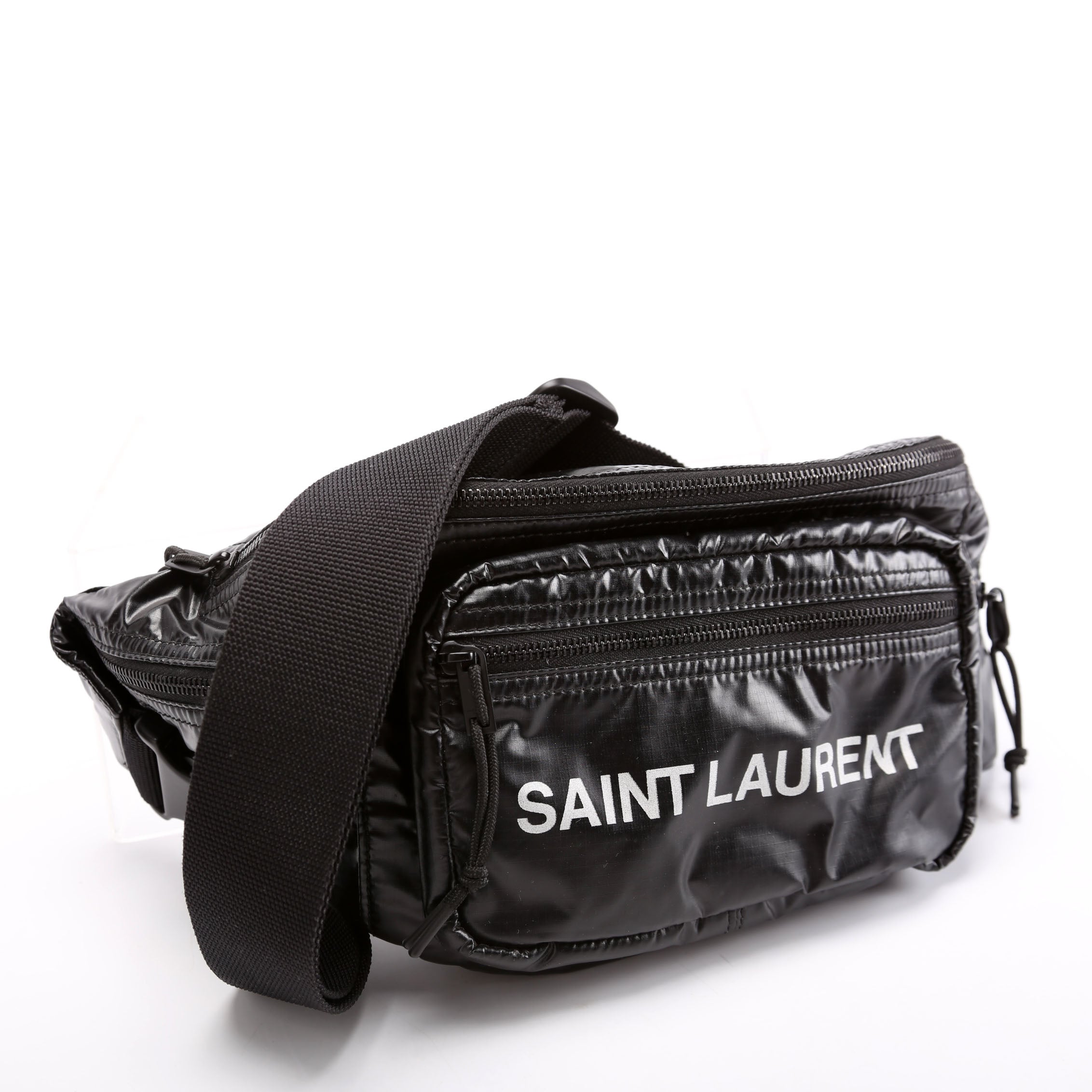 Nylon Logo Ripstop Body Belt Bag 581375 Black