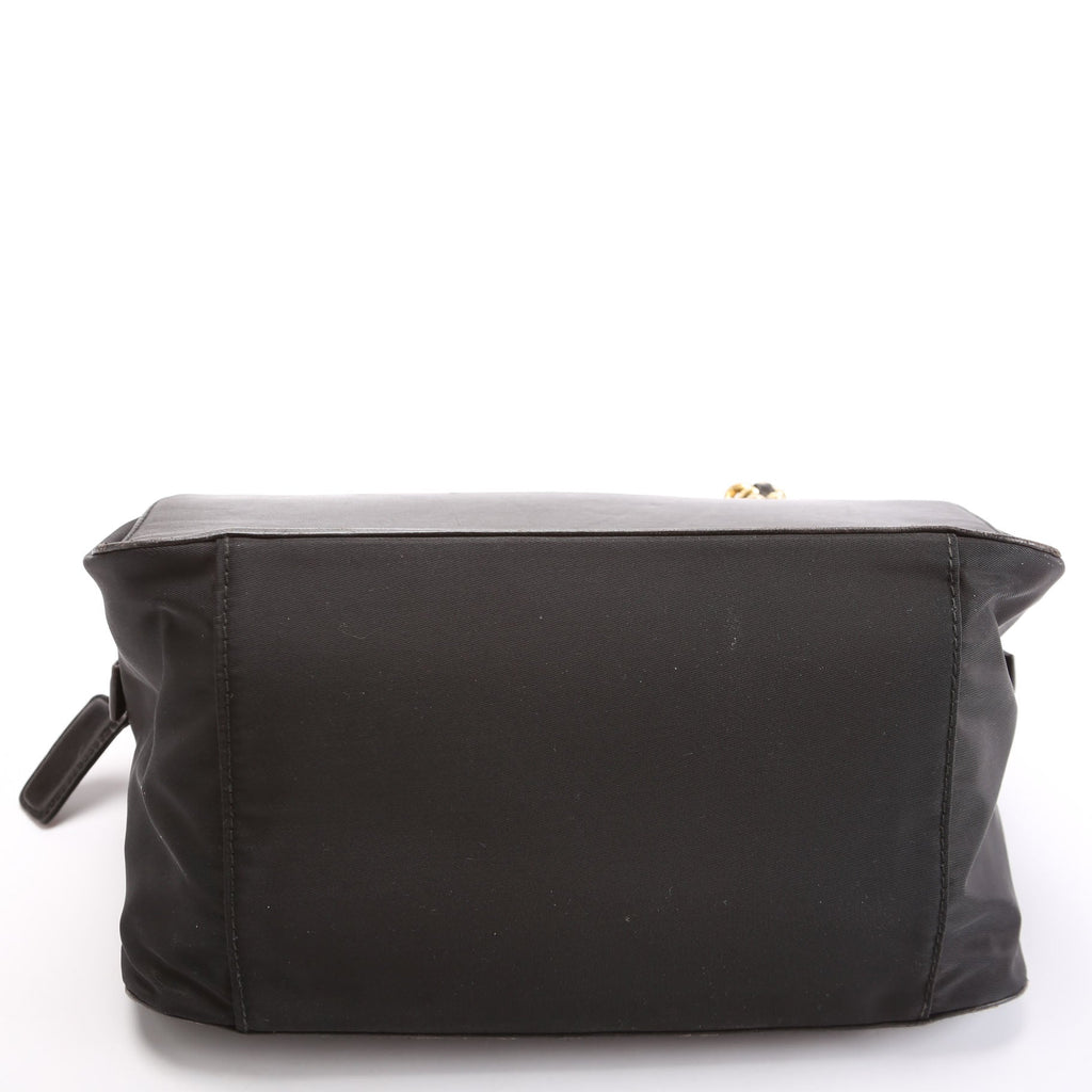 Nappa Leather Top Handle Chain Bag Vintage