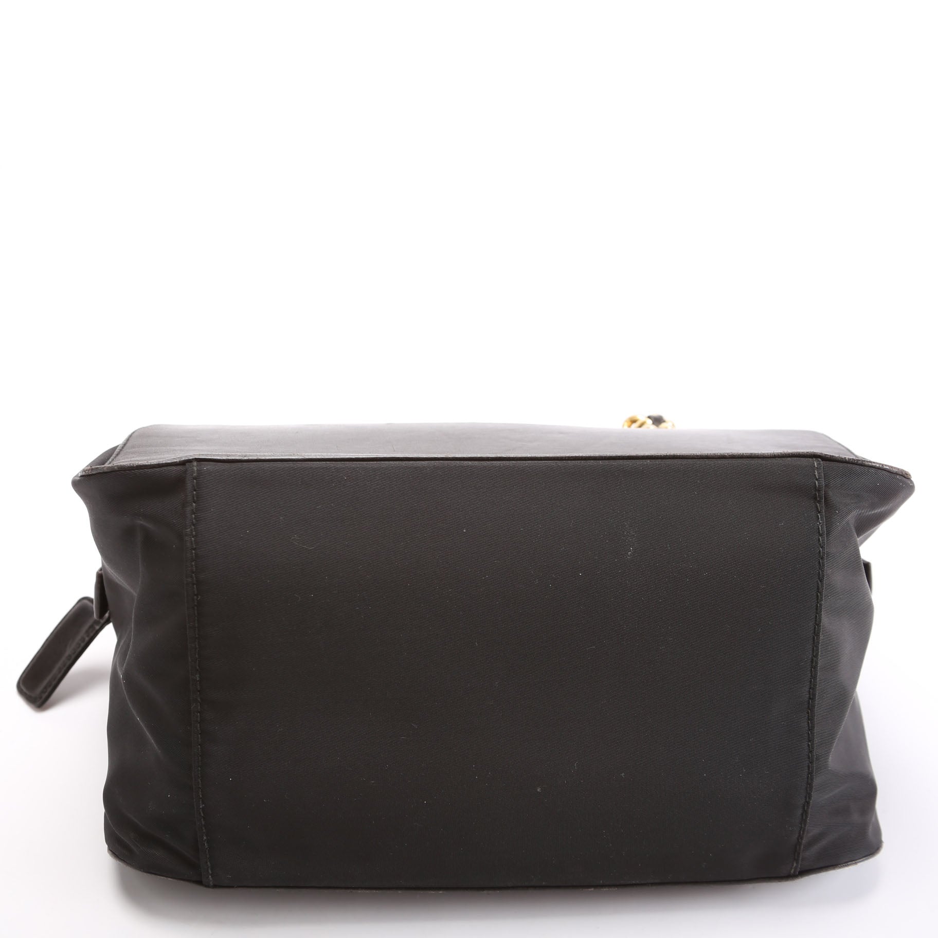 Nappa Leather Top Handle Chain Bag Vintage