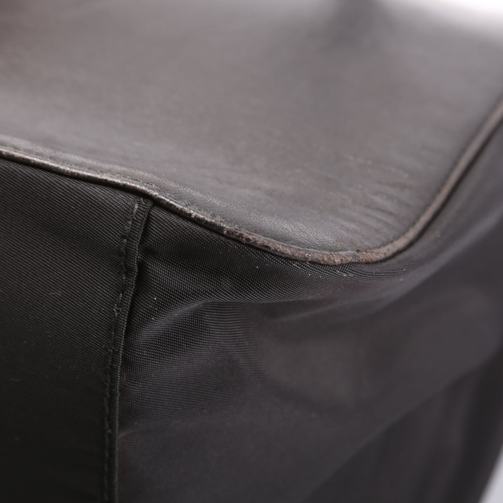 Nappa Leather Top Handle Chain Bag Vintage