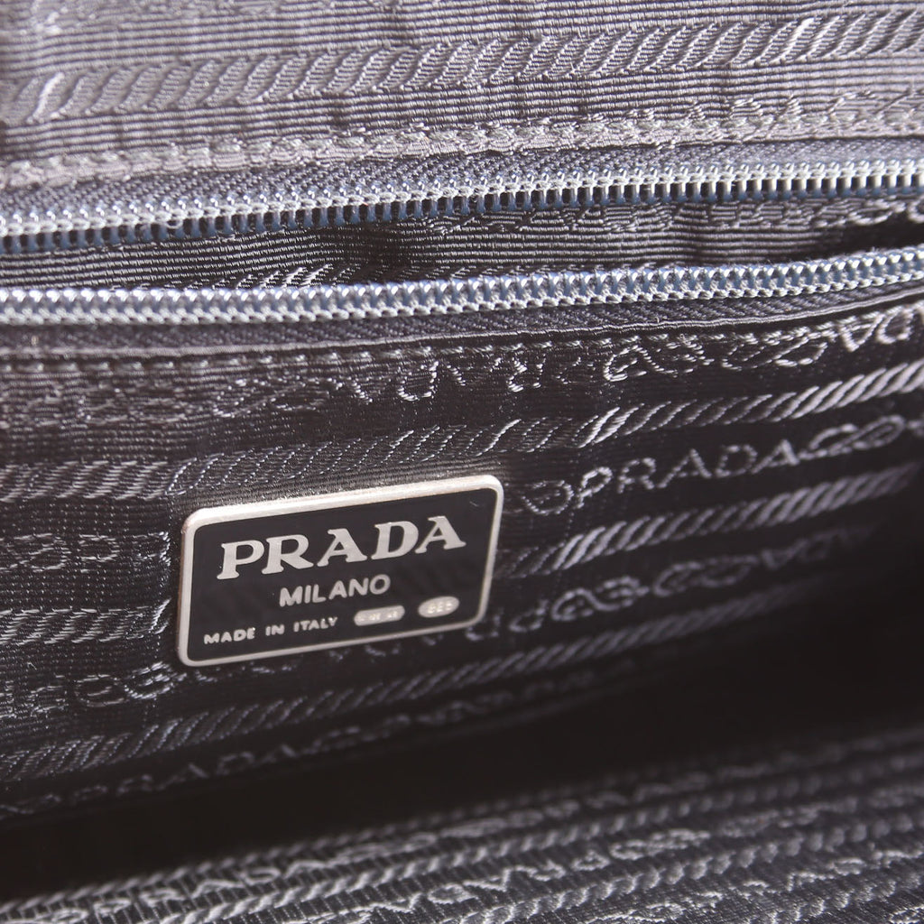 Nappa Leather Top Handle Chain Bag Vintage