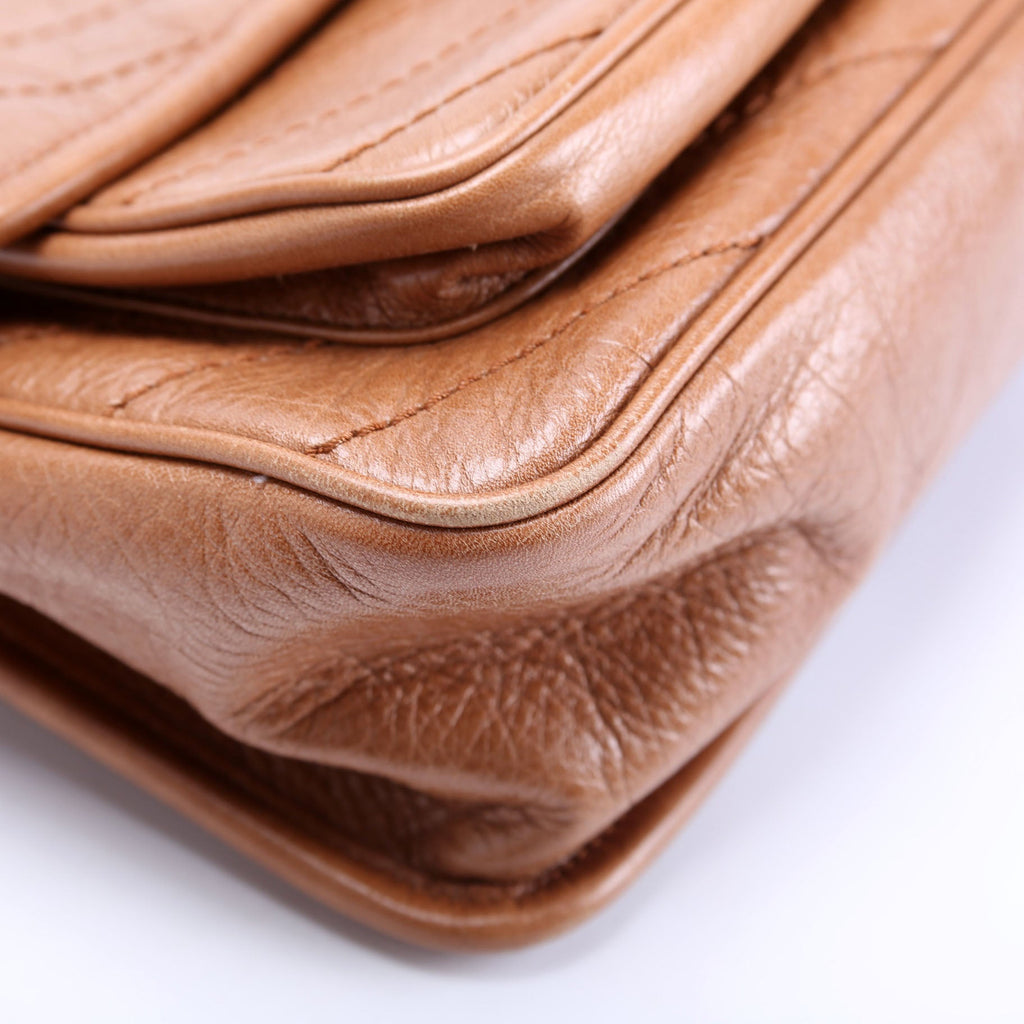 Niki Medium Crinkle Leather 633158 Brown