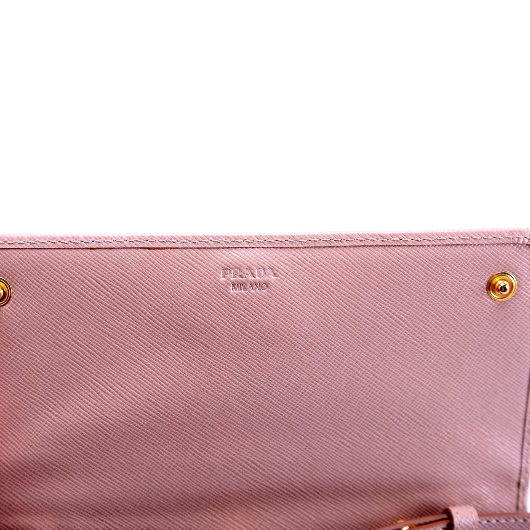 Saffiano Wallet On Strap Nude