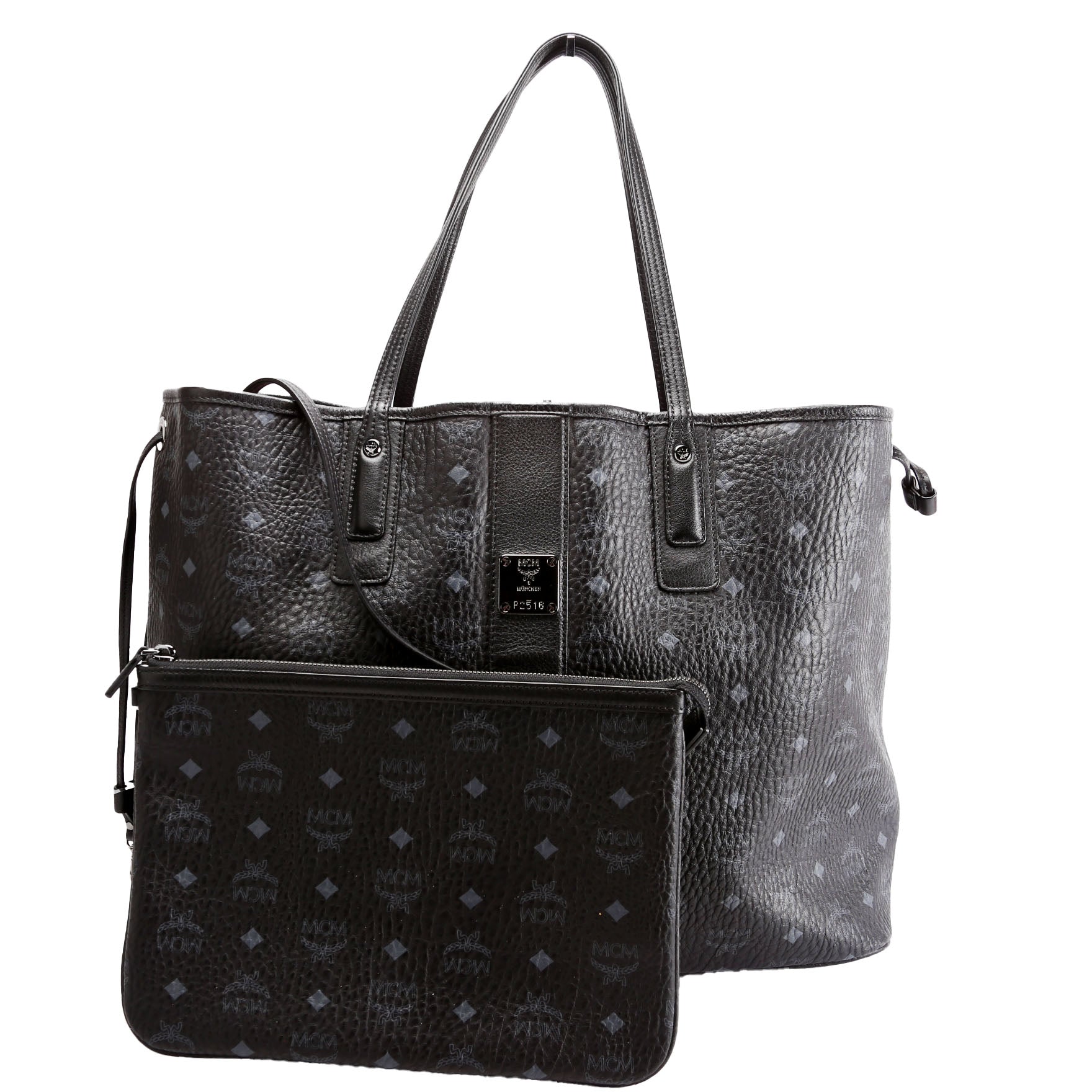 Liz Tote With Pouch Large Black