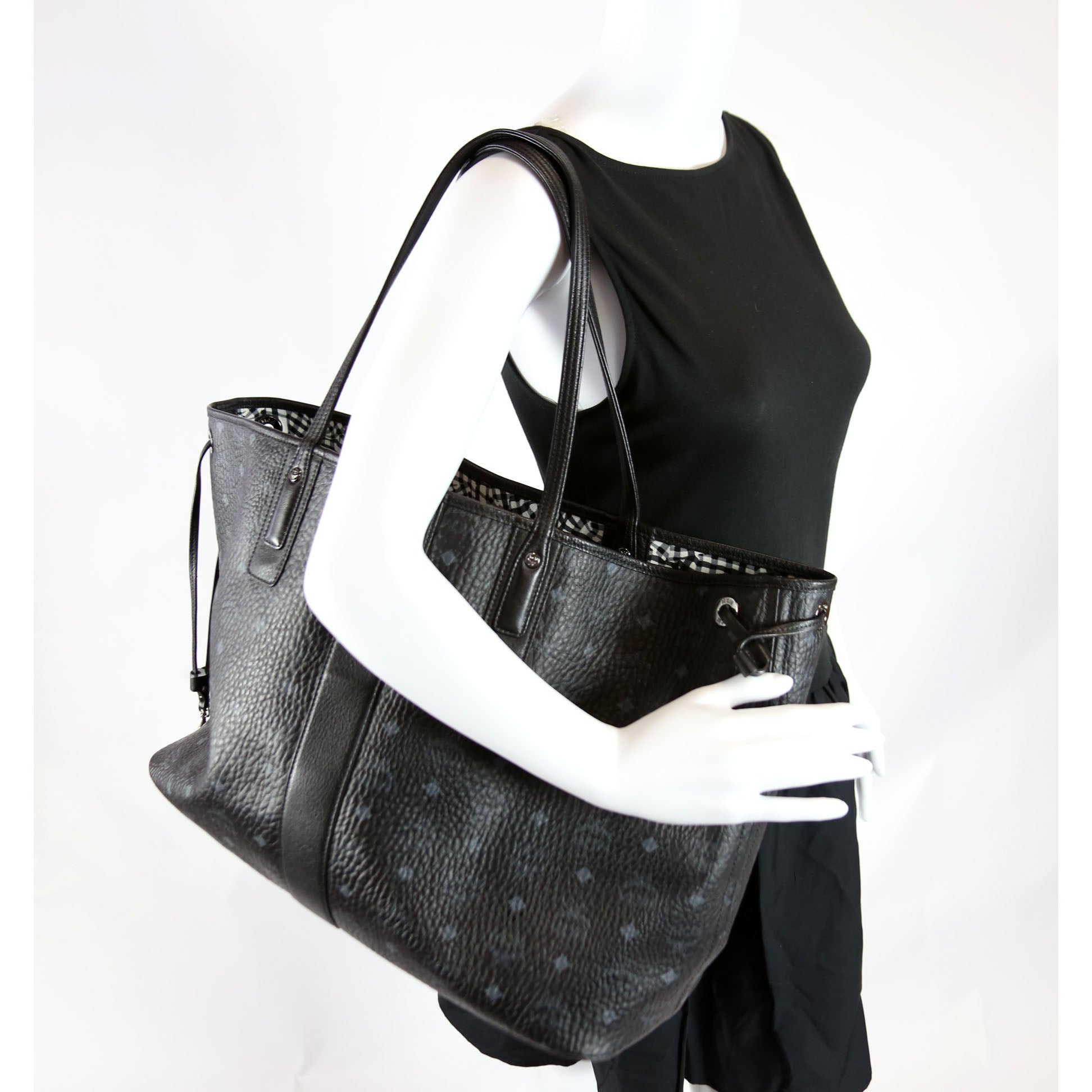 Liz Tote With Pouch Large Black