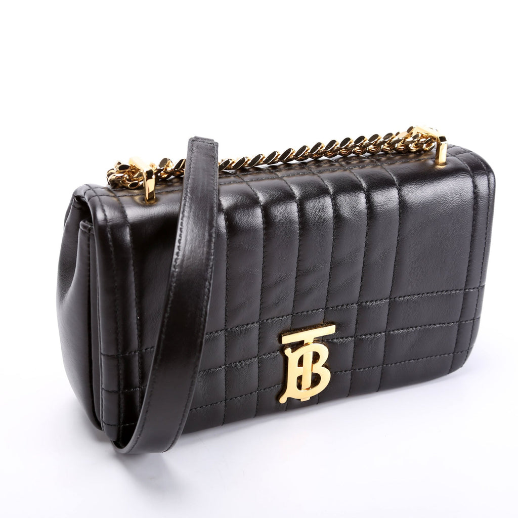 Lola Quilted Flap Small Black