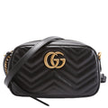 447632 Marmont Small Leather Camera Black