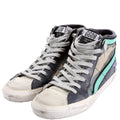 Slide Sneakers Size 38 Black/Green