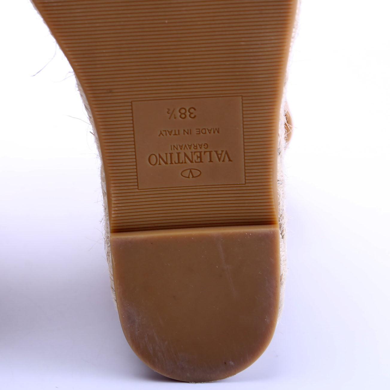 Atelier Flowers Espadrille Sandals Size 38.5 Gold