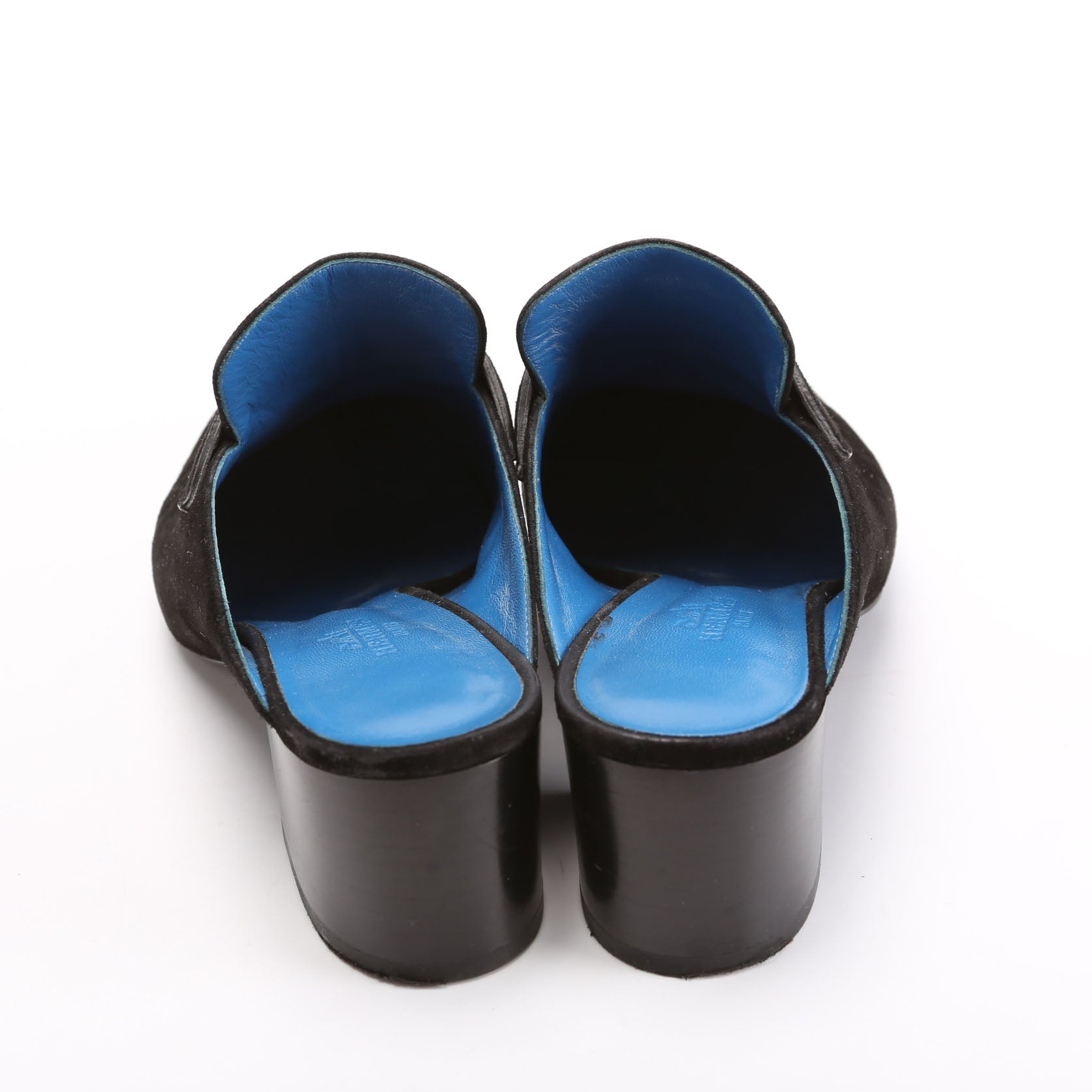 Paradis Suede Mules Size 36.5 Black