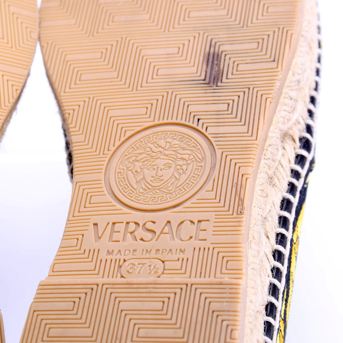Barocco Print Espadrilles Size 37.5