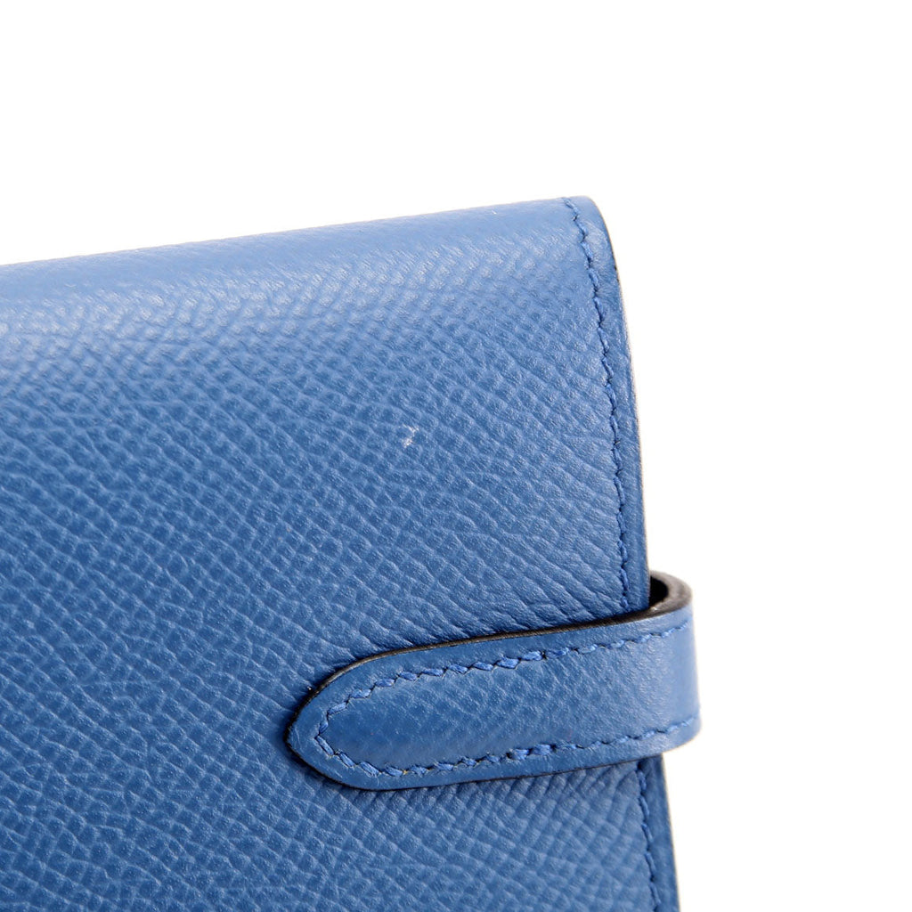 Kelly Medium Wallet Epsom Blue