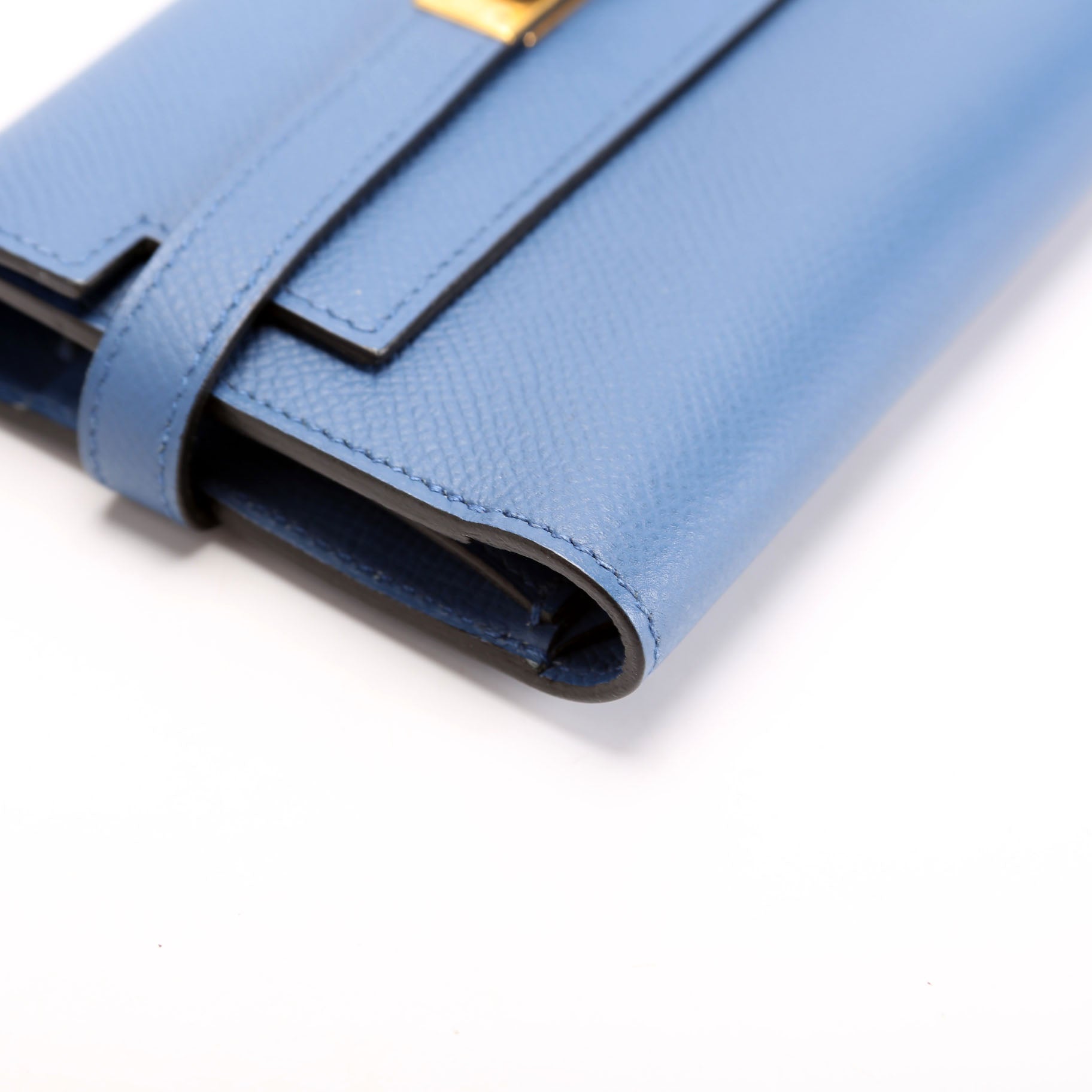 Kelly Medium Wallet Epsom Blue