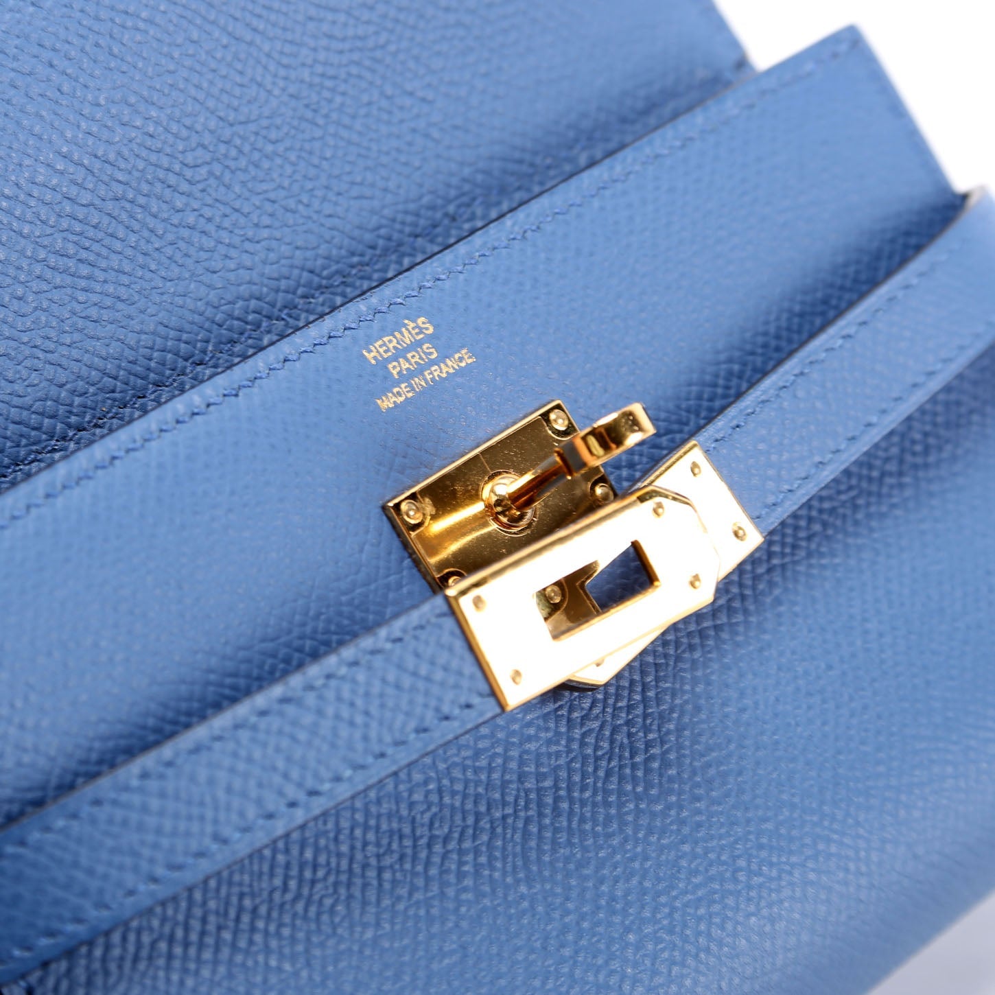Kelly Medium Wallet Epsom Blue
