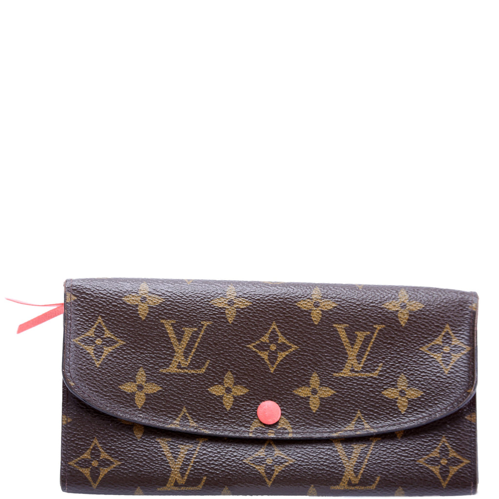 Emilie Wallet Monogram Newer Coral