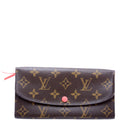 Emilie Wallet Monogram Newer Coral