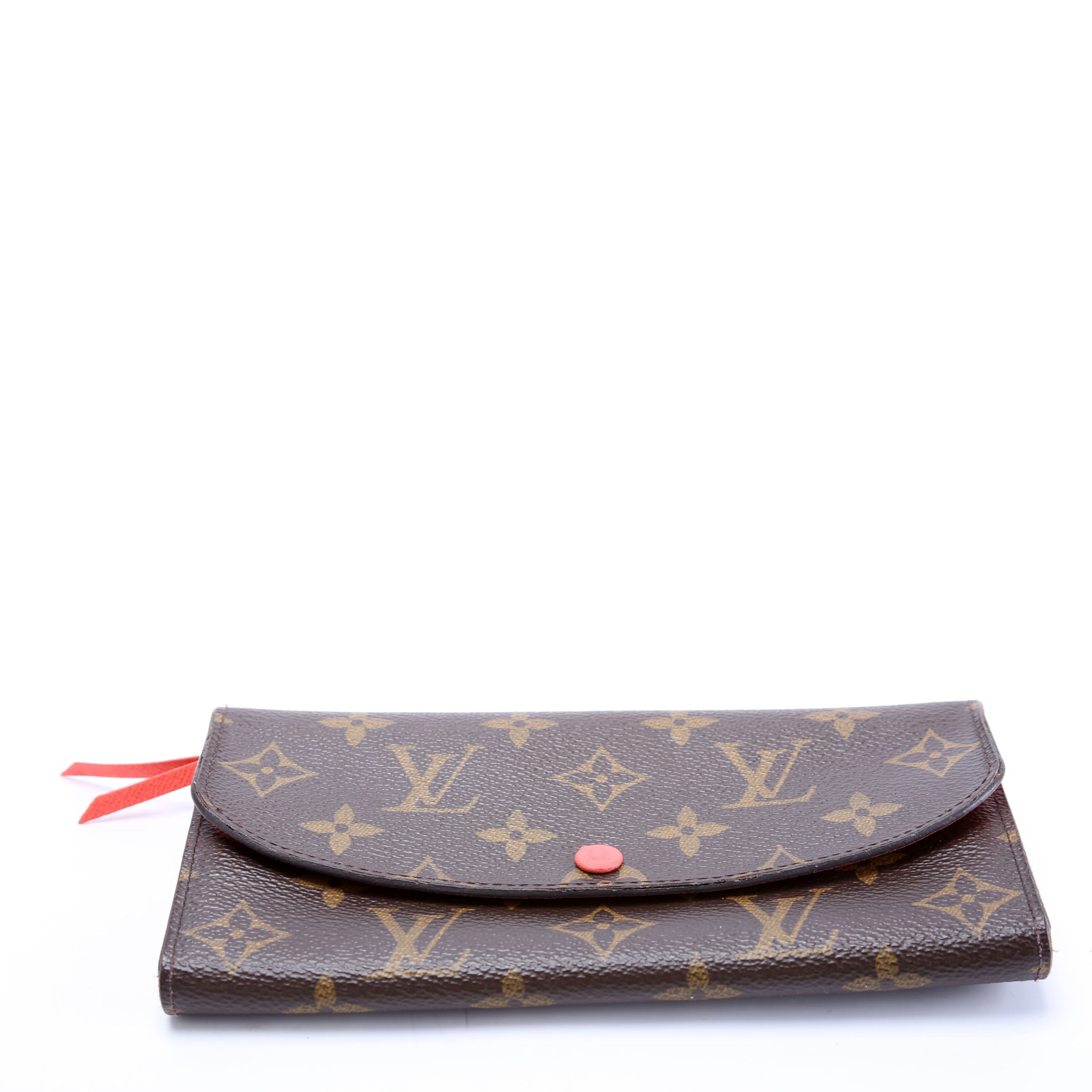 Emilie Wallet Monogram Newer Coral