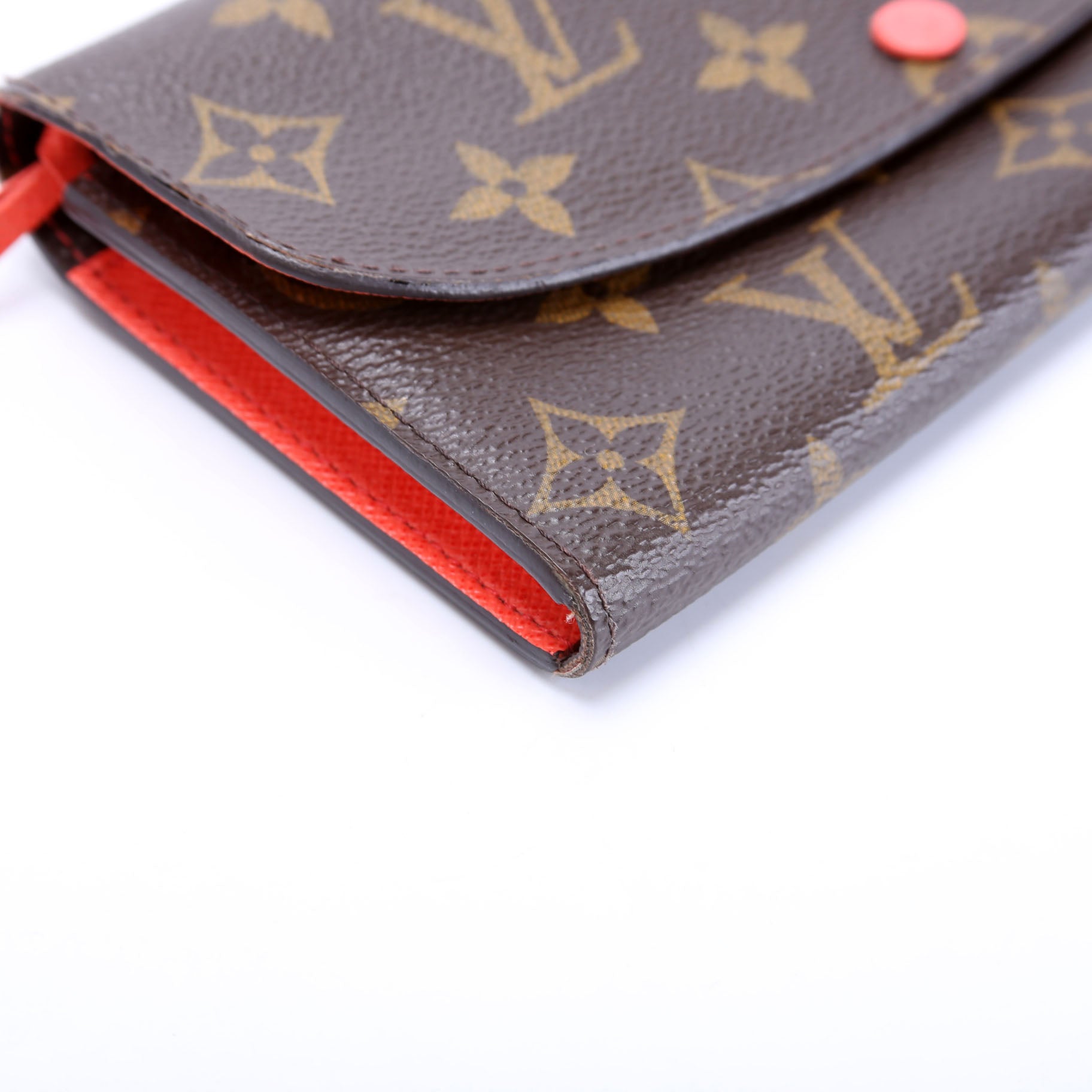 Emilie Wallet Monogram Newer Coral