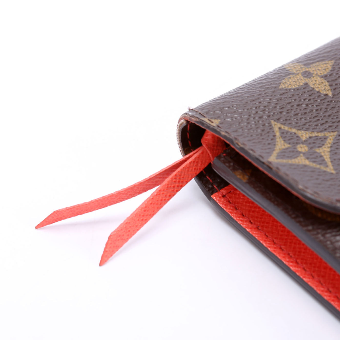 Emilie Wallet Monogram Newer Coral
