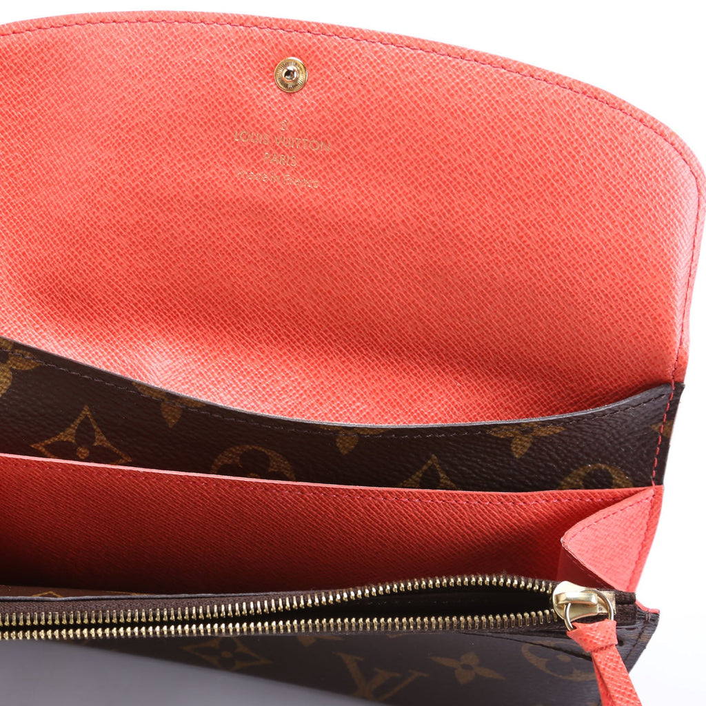 Emilie Wallet Monogram Newer Coral