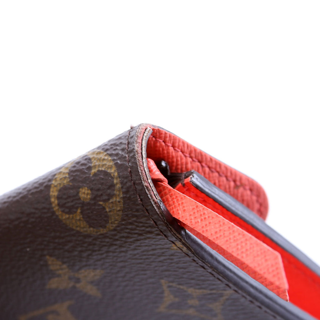 Emilie Wallet Monogram Newer Coral