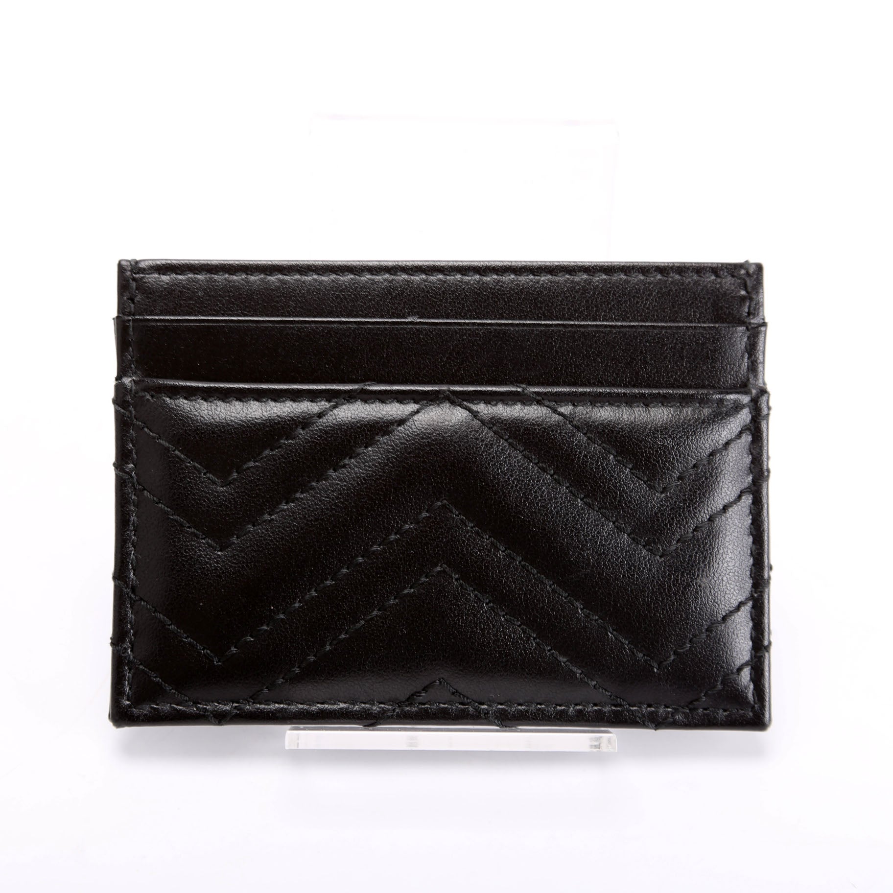 443127 GG Marmont Card Holder Black