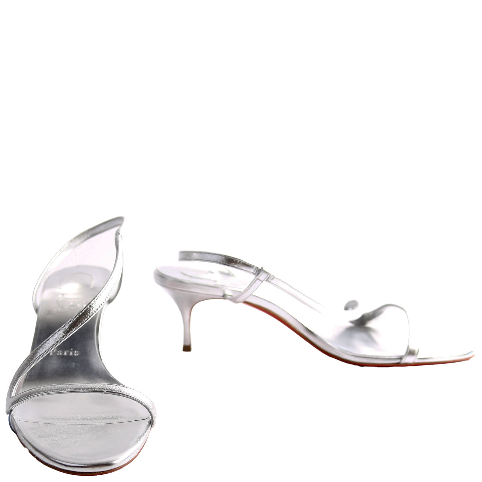 Rosalie 55MM Sandals Size 40 Silver