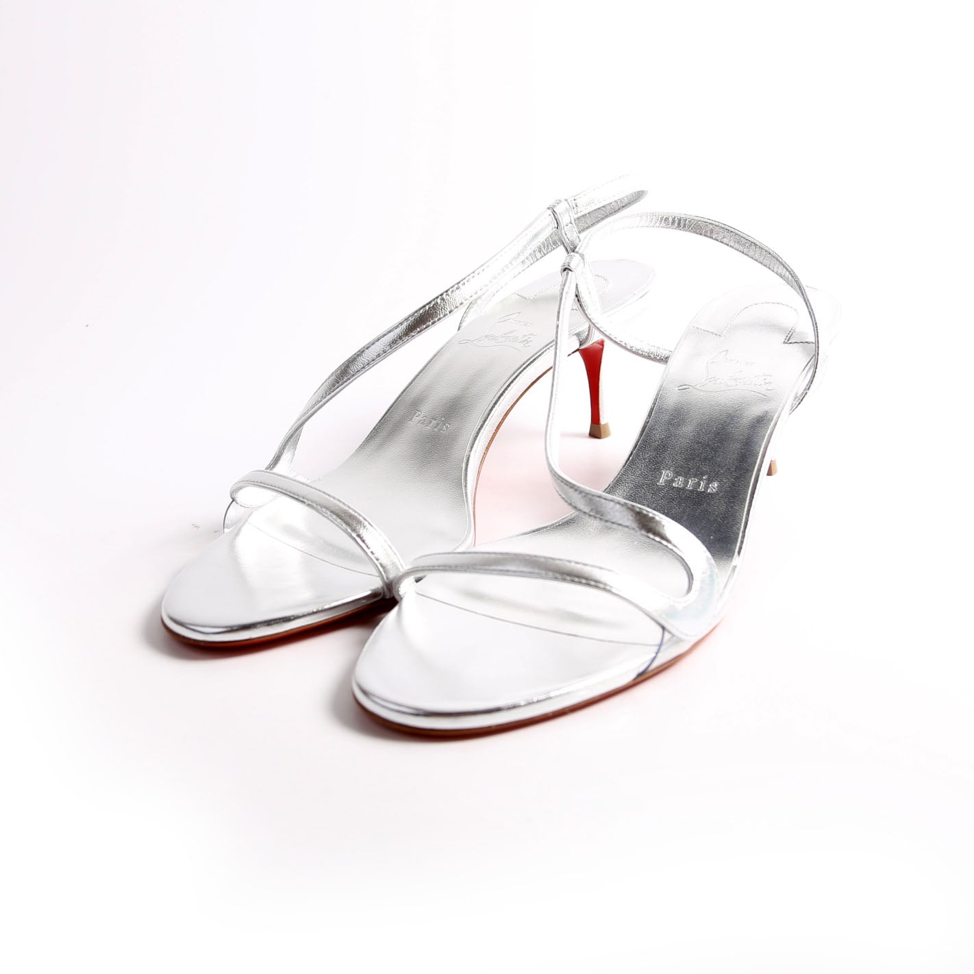 Rosalie 55MM Sandals Size 40 Silver