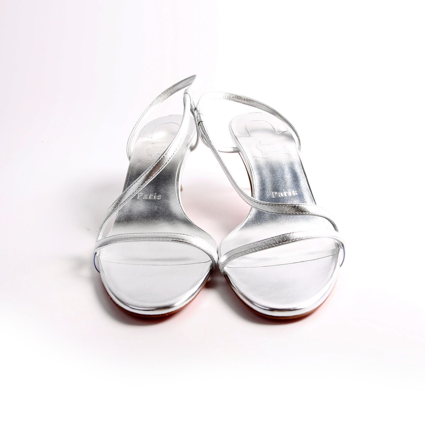 Rosalie 55MM Sandals Size 40 Silver